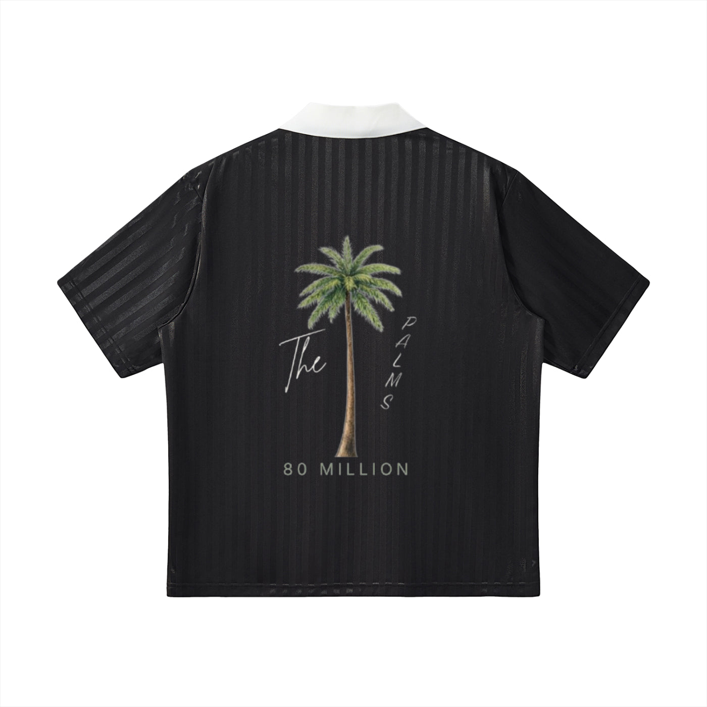 The Palms Signature Contrast Collar Striped Soccer Jersey