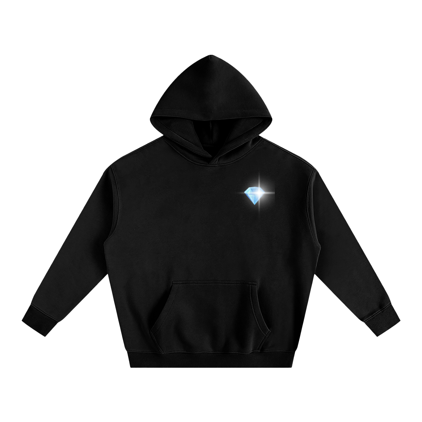 GGT Branded Oversize Fleeced Hoodie
