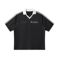The Palms Signature Contrast Collar Striped Soccer Jersey