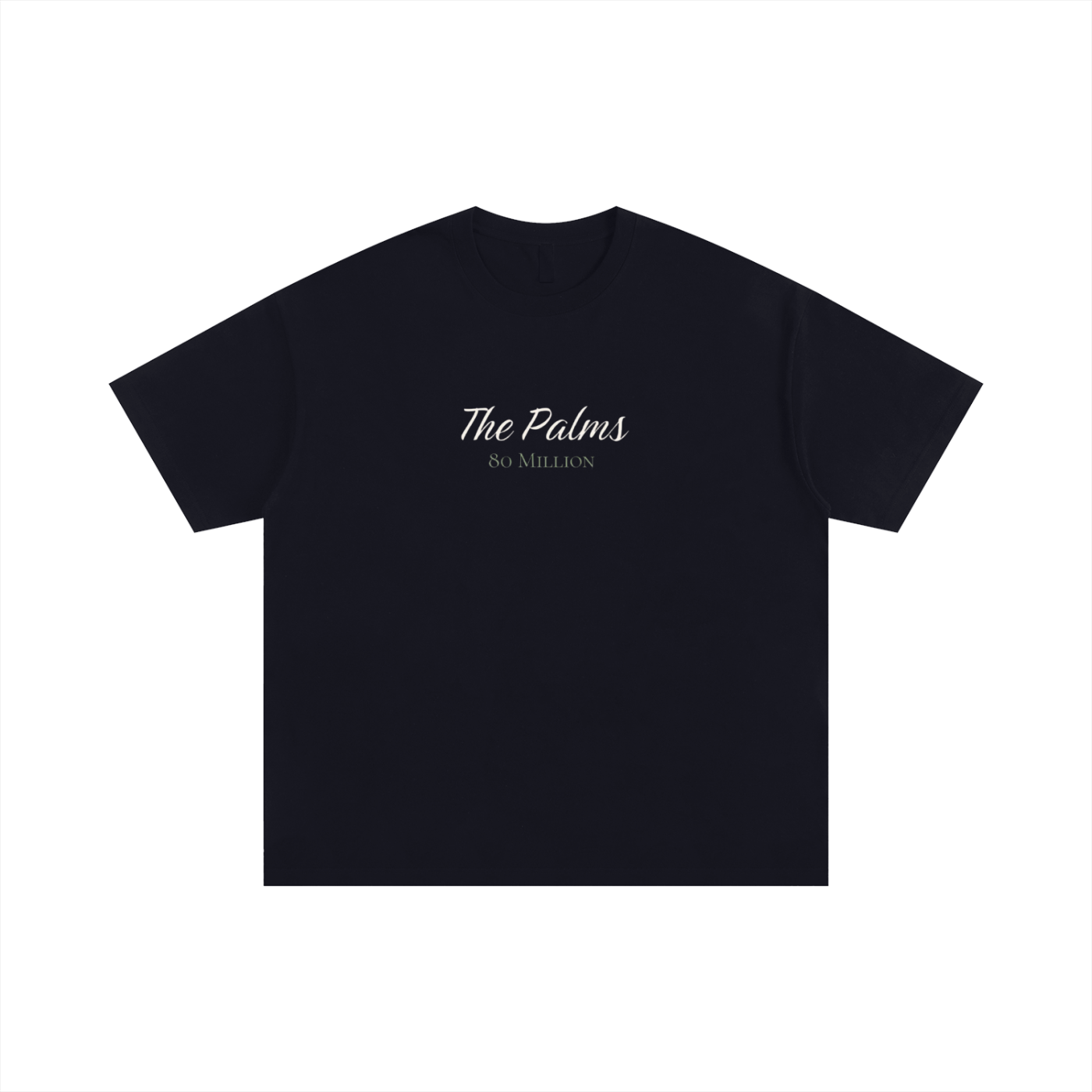 The Palms Hand Drawn Unisex Oversized Cotton T-Shirt