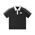 GGT Branded Contrast Collar Short-Sleeve Polo Shirt