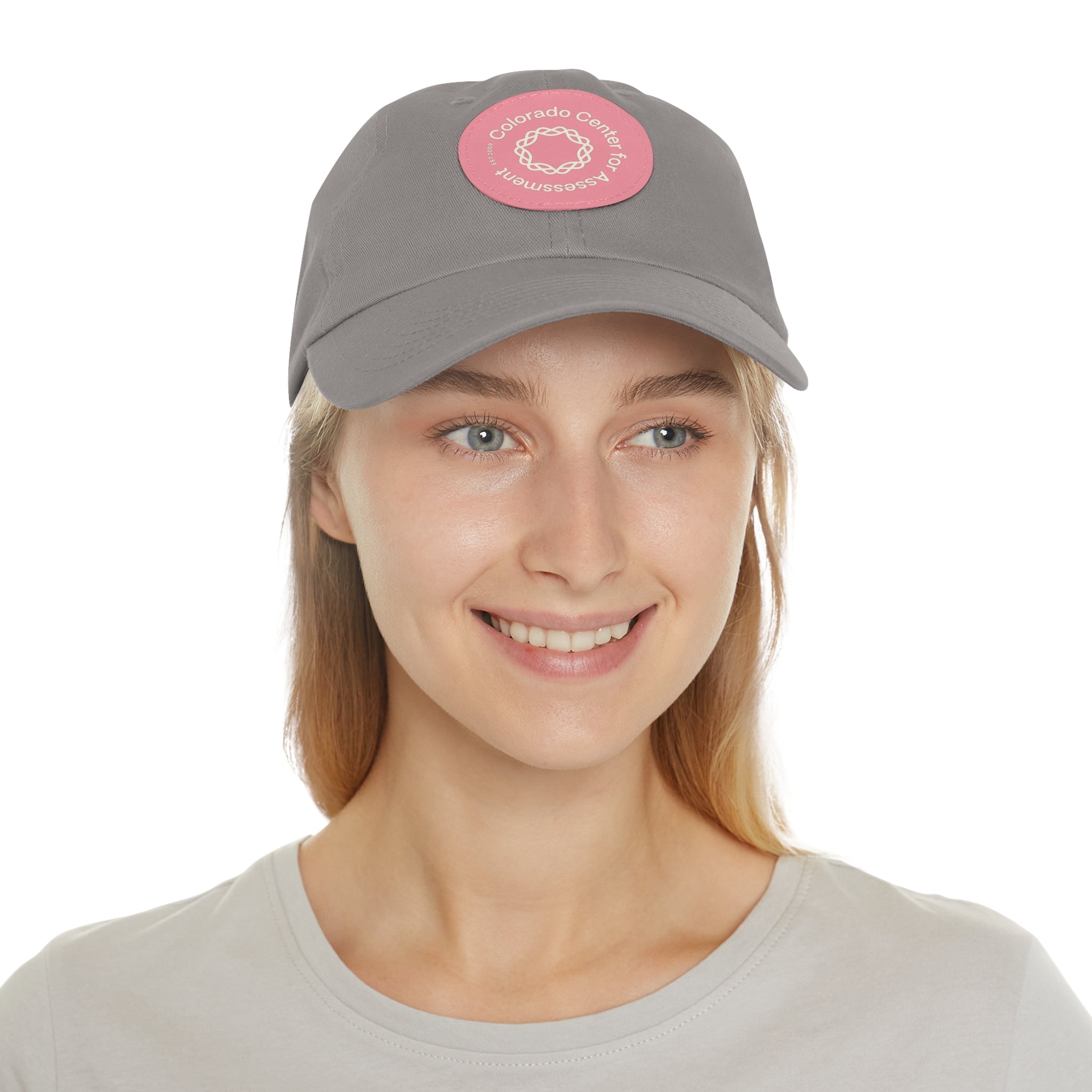 Hat with Leather Patch - CCA Dad Hat
