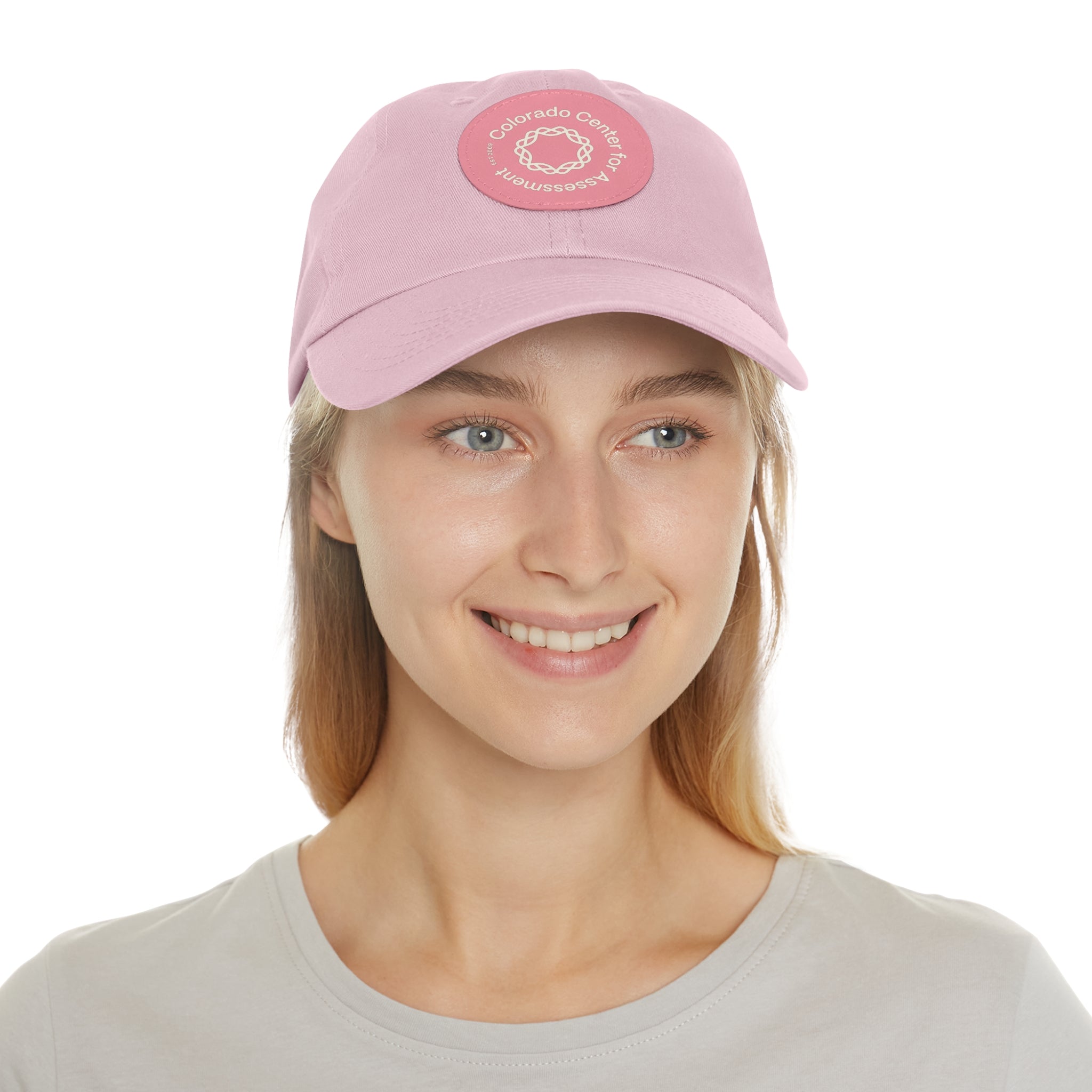Hat with Leather Patch - CCA Dad Hat