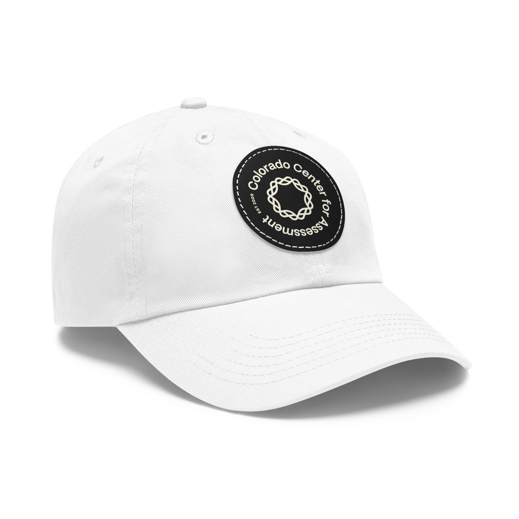 Hat with Leather Patch - CCA Dad Hat
