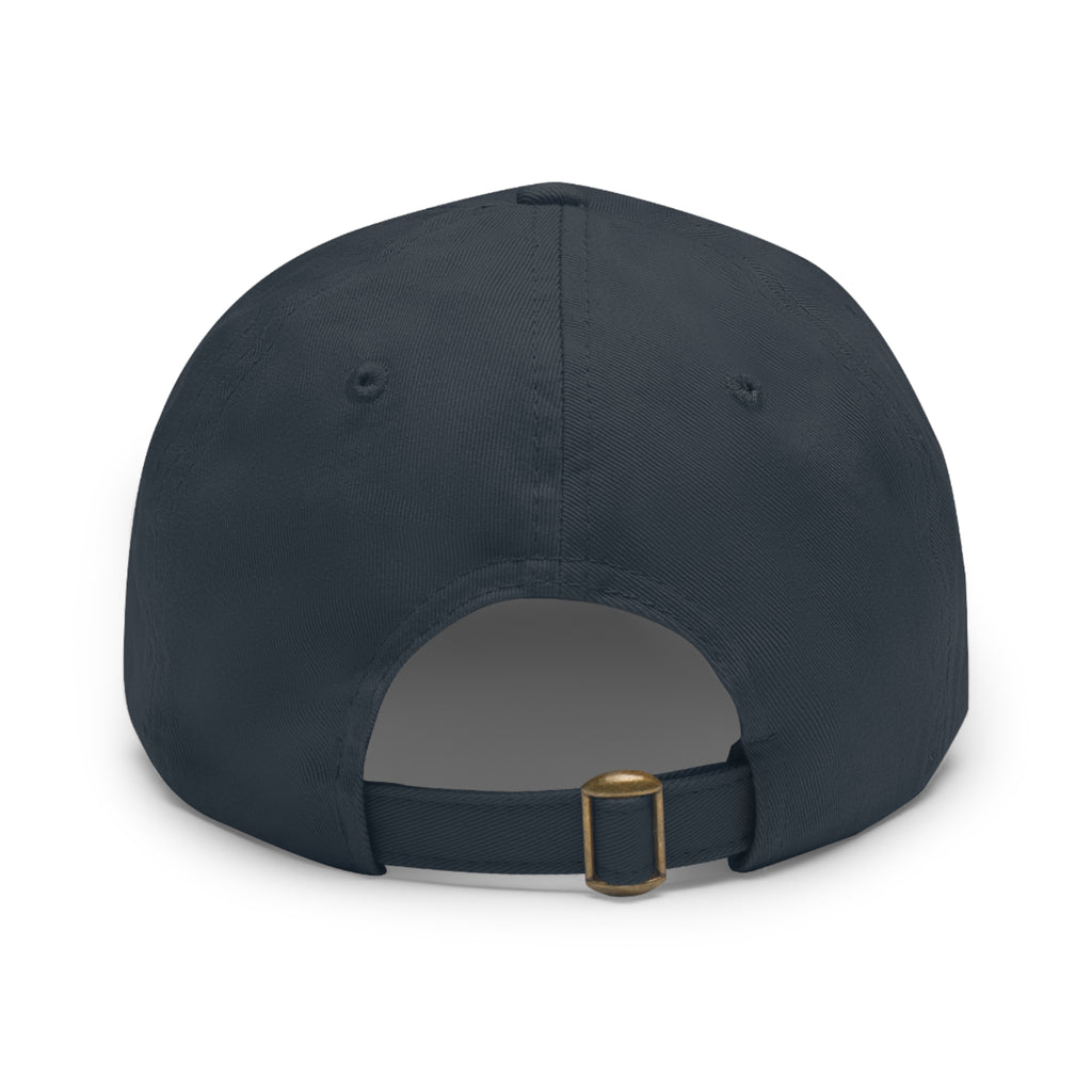 Hat with Leather Patch - CCA Dad Hat