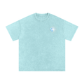 GGT Diamond Branded Snow Washed Oversized Cotton T-Shirt