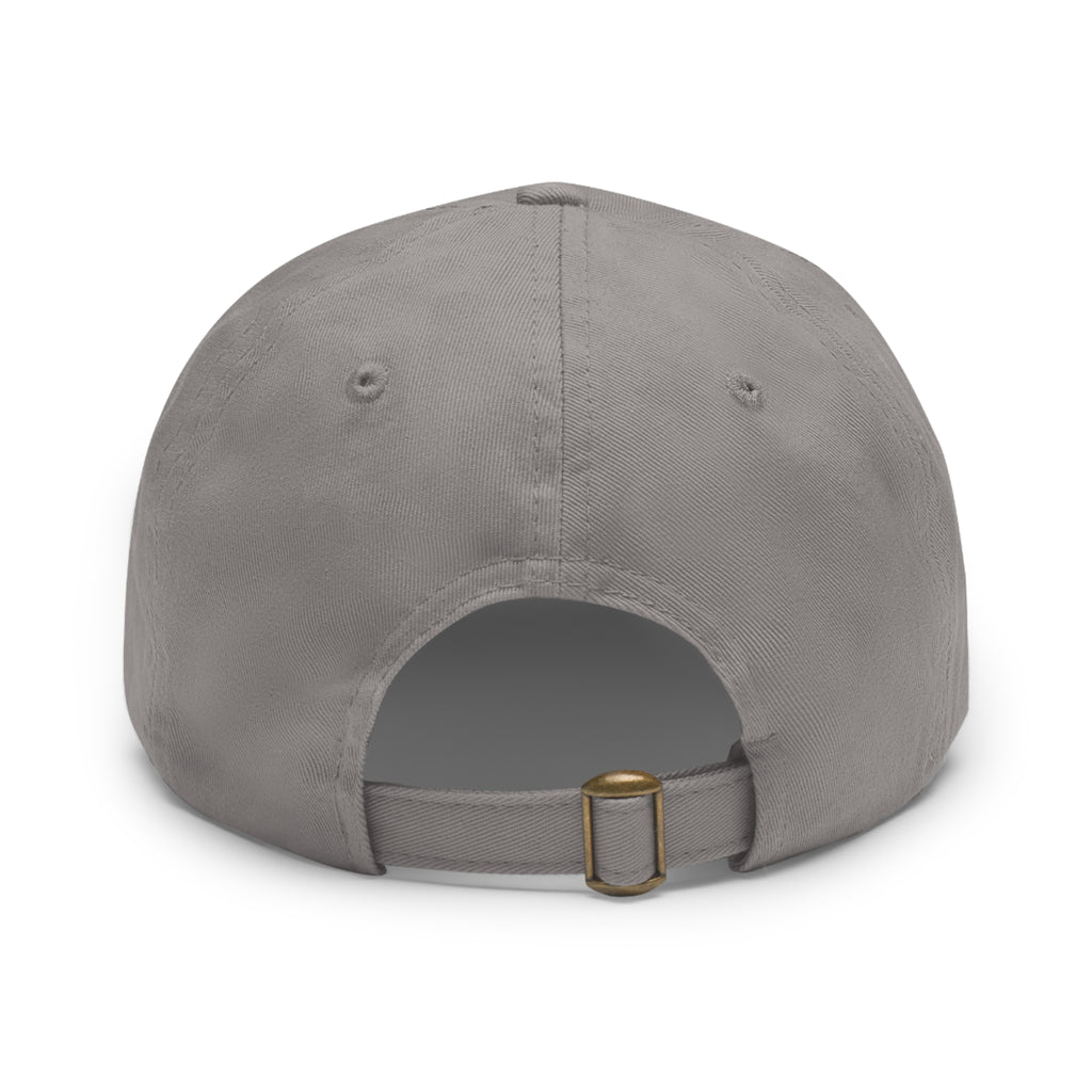 Hat with Leather Patch - CCA Dad Hat