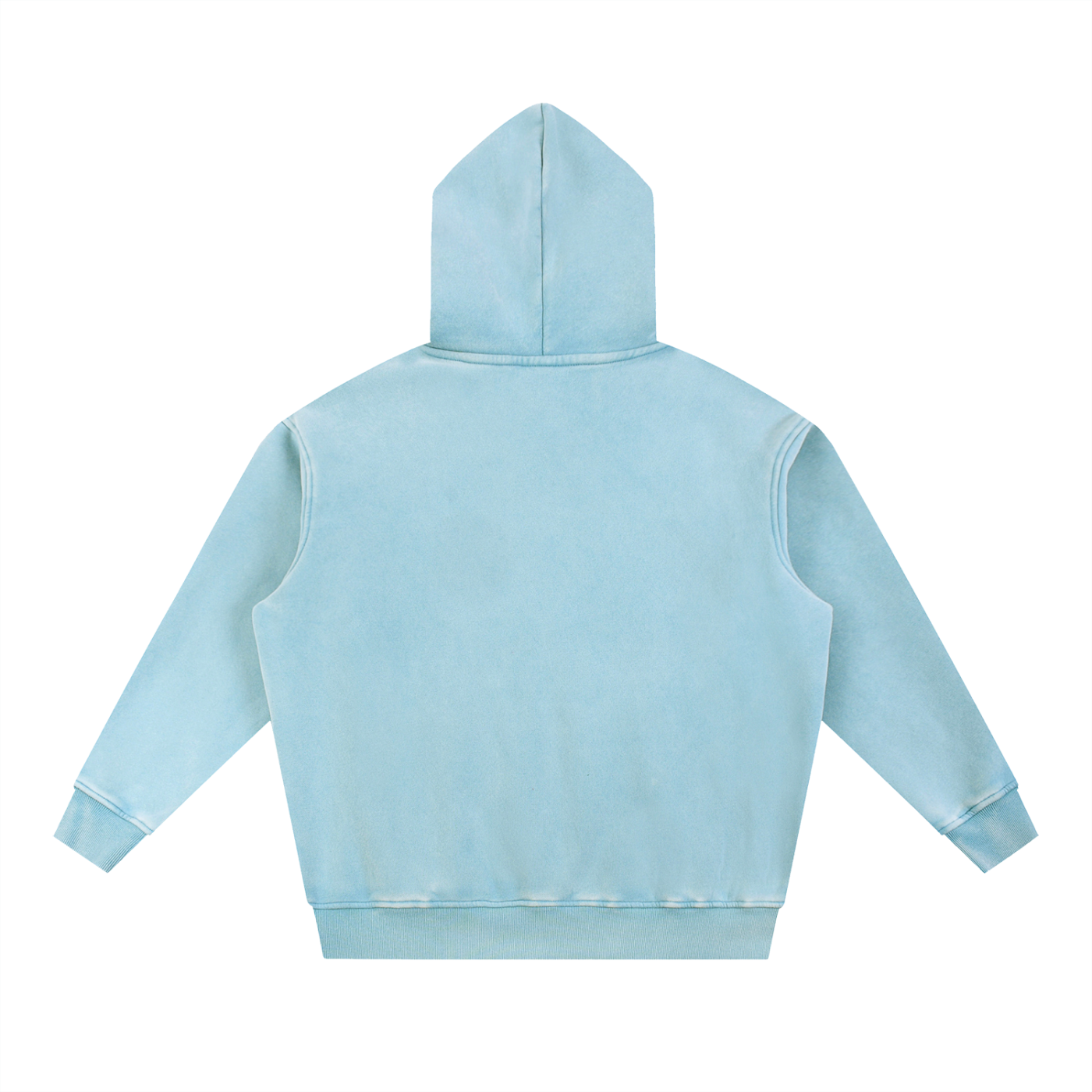 GGT Blank Snow Wash Fleece Oversize Hoodie