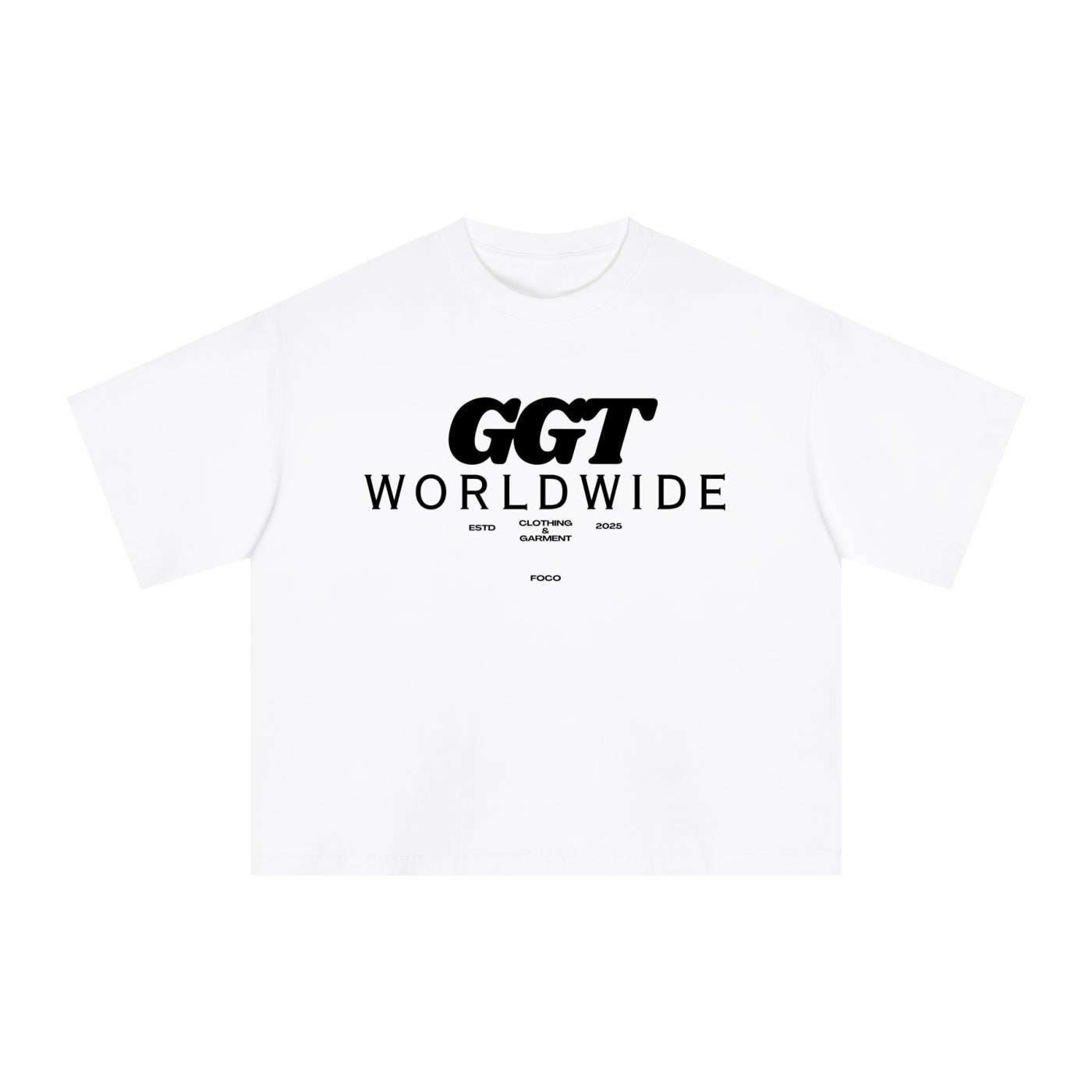 GGT Clothing & Garment Branded Essential Sorona Boxy T-Shirt
