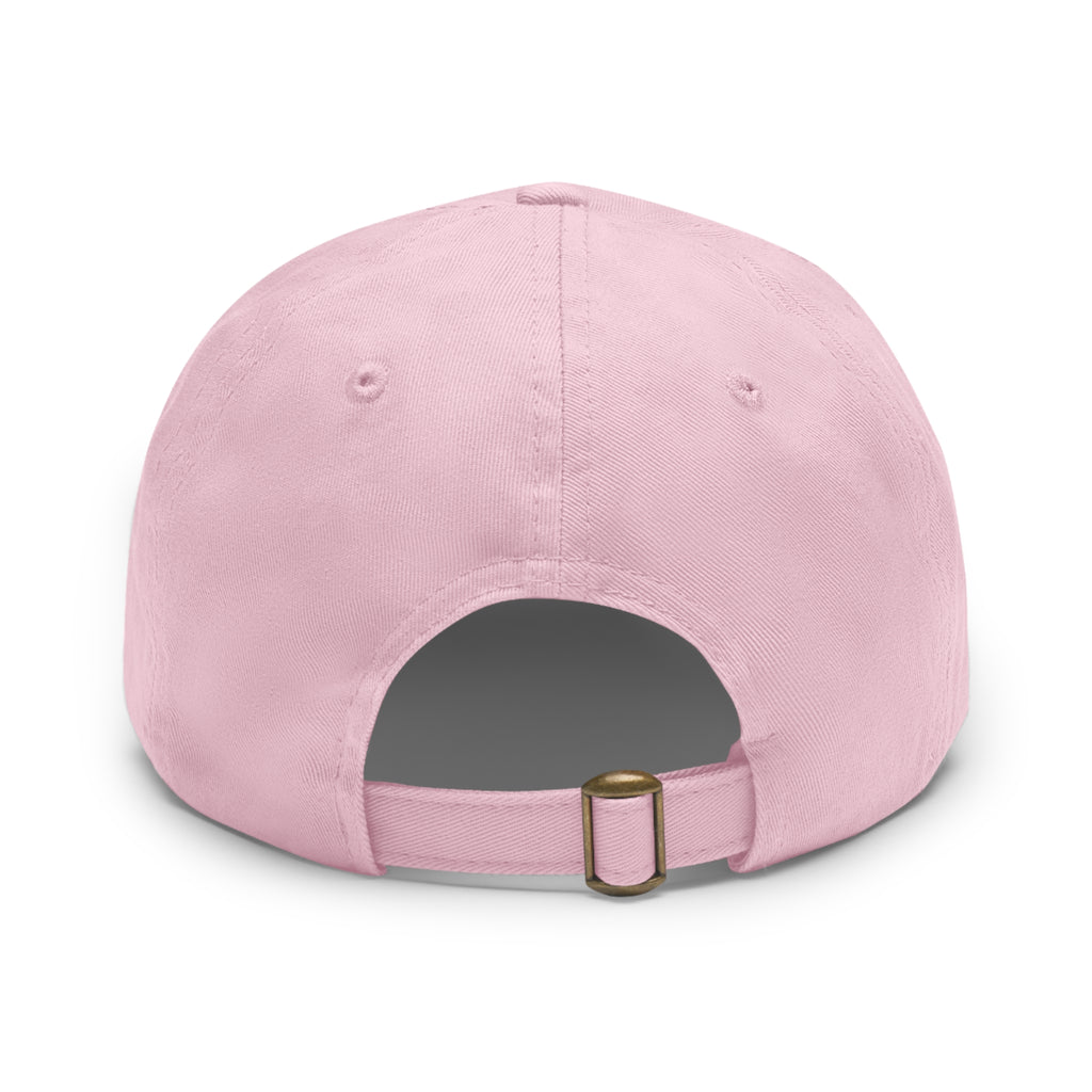 Hat with Leather Patch - CCA Dad Hat