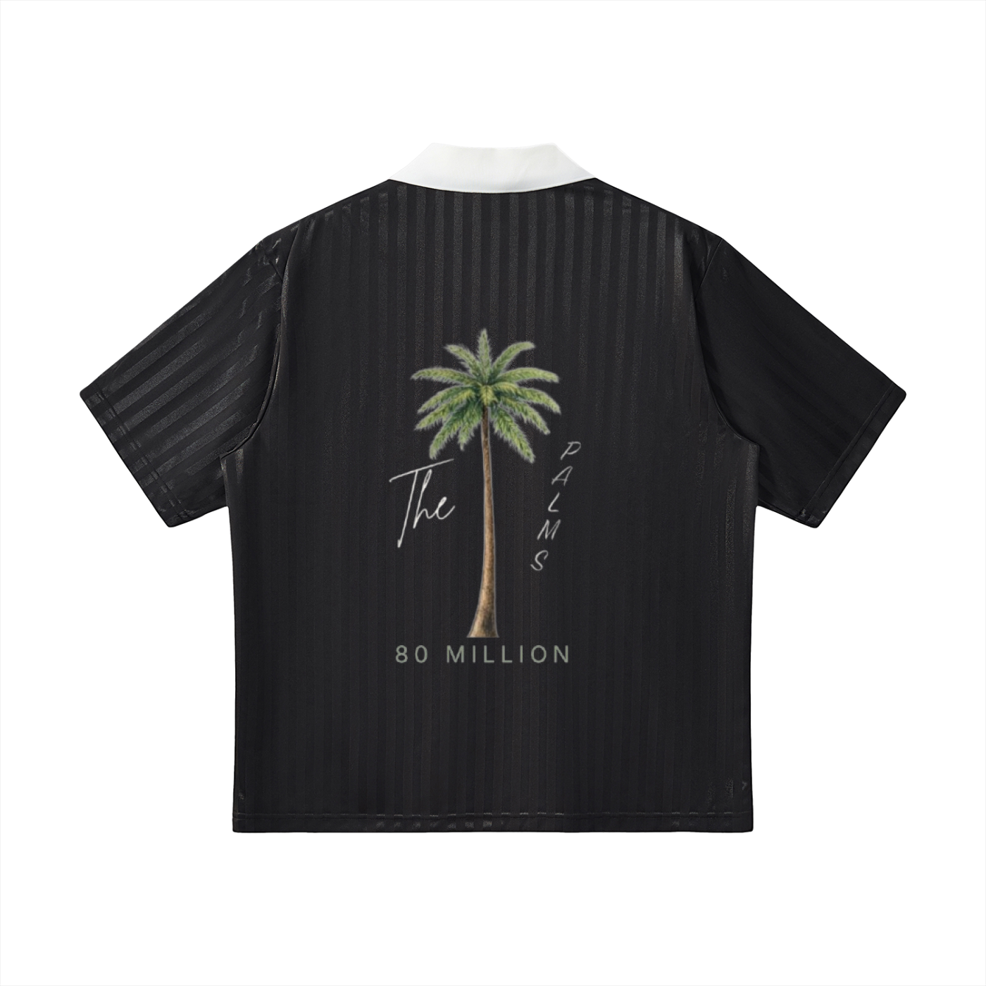 The Palms Signature Contrast Collar Striped Soccer Jersey