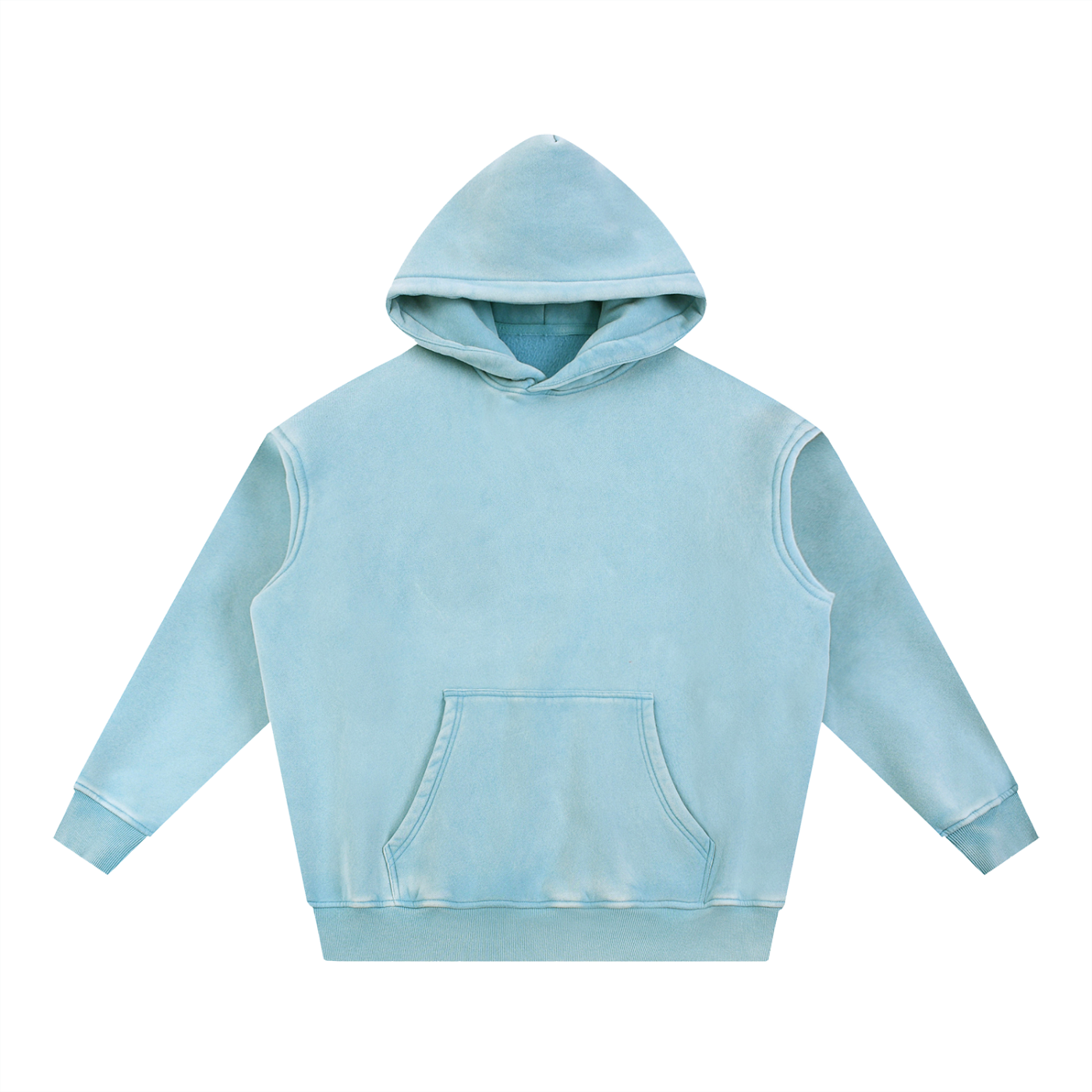 GGT Blank Snow Wash Fleece Oversize Hoodie