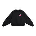 Hand Drawn Blossom Essential Heavyweight Dolman Sleeve Boxy Sweatshirt
