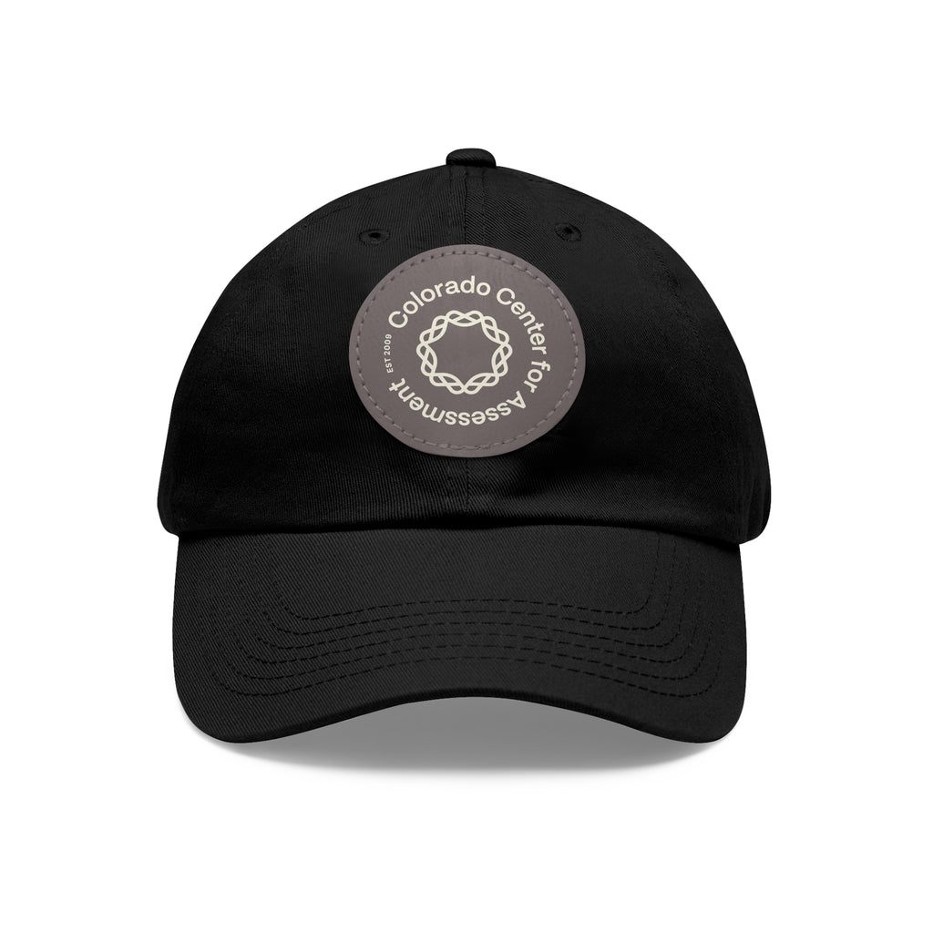 Hat with Leather Patch - CCA Dad Hat