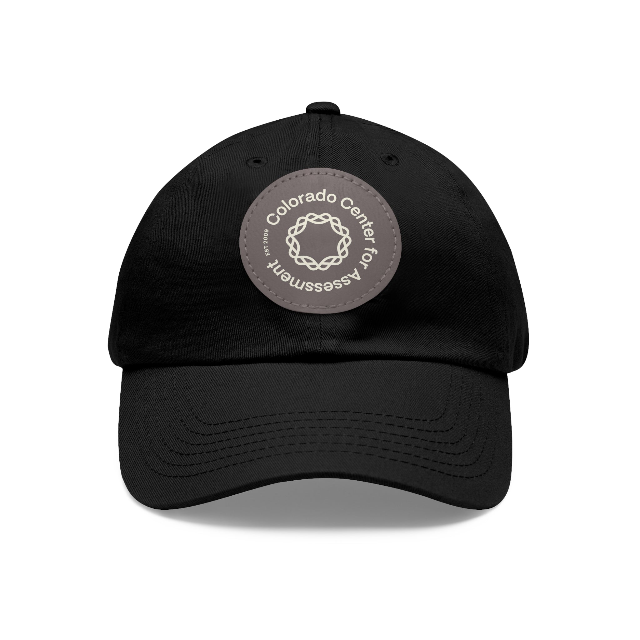 Hat with Leather Patch - CCA Dad Hat