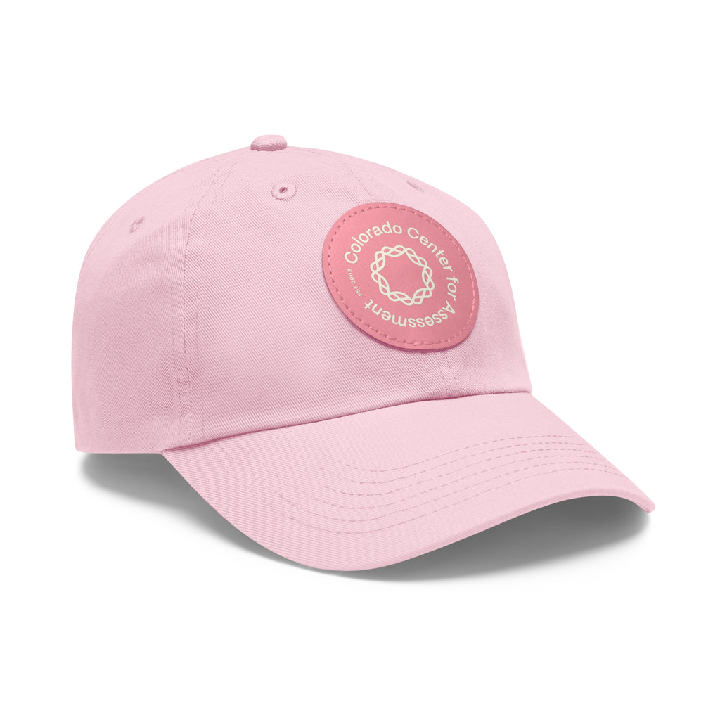 Hat with Leather Patch - CCA Dad Hat