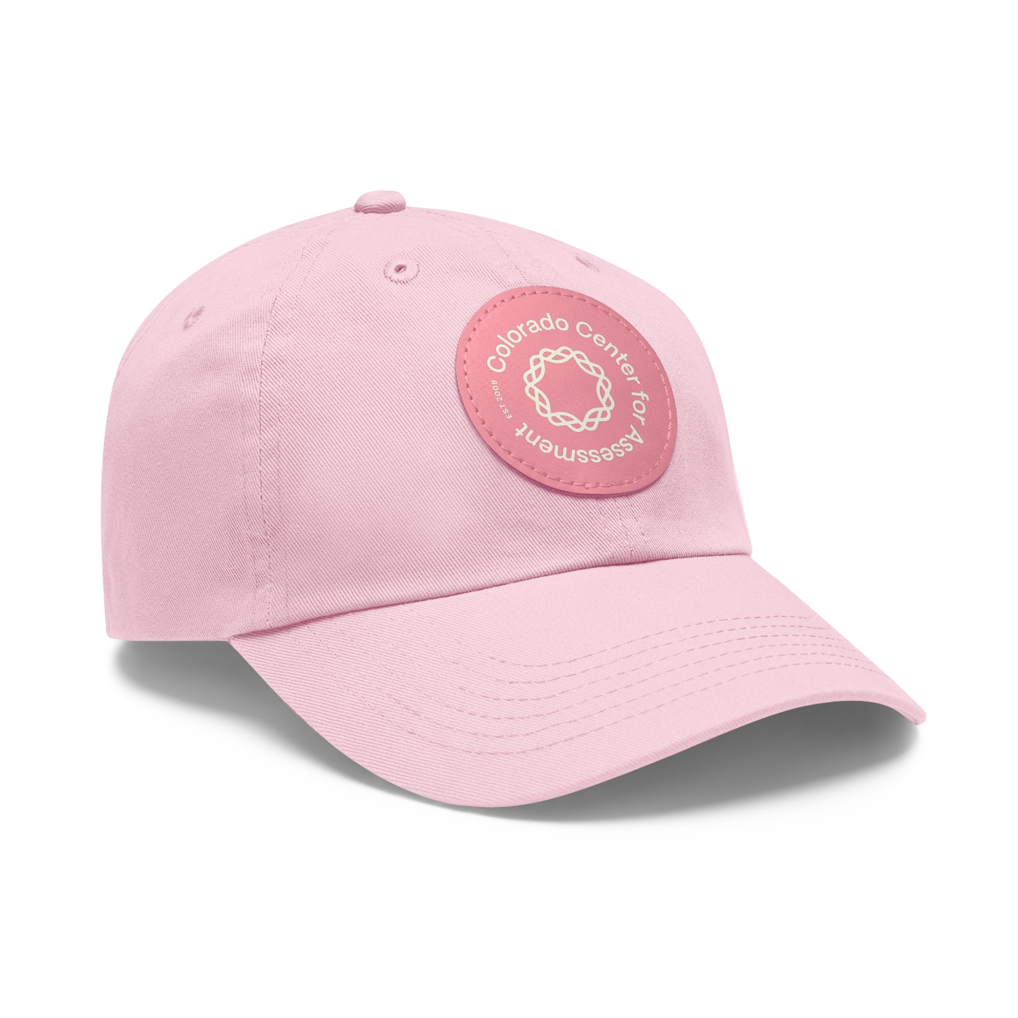 Hat with Leather Patch - CCA Dad Hat