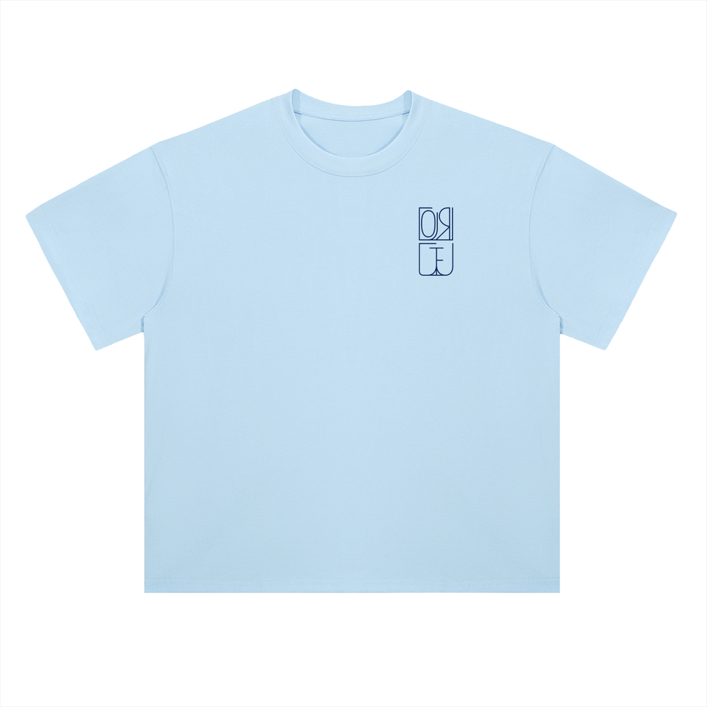 "Worldwide" Heavyweight Drop Shoulder Cotton T-Shirt