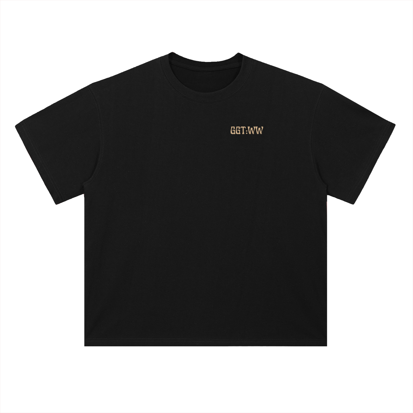 Orange Fruit Heavyweight Drop Shoulder Cotton T-Shirt