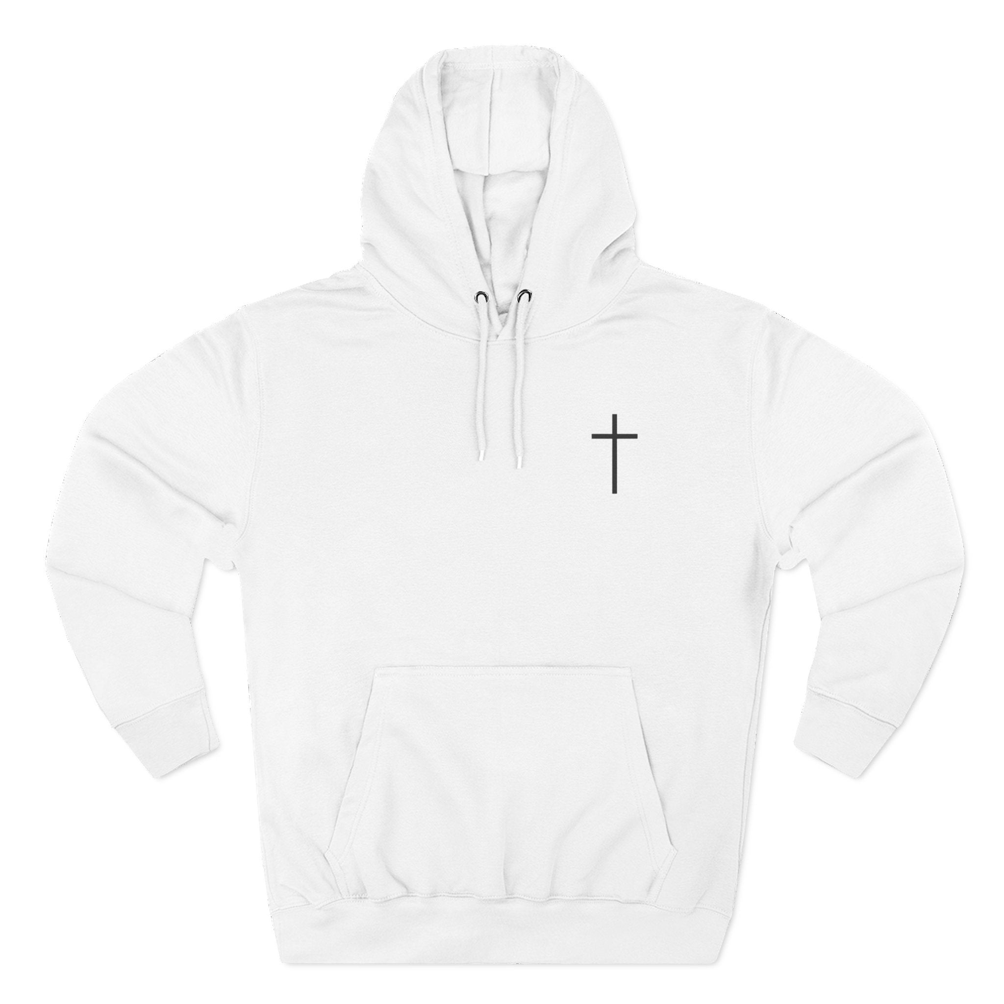 GGT Christian Cross Hoodie — "Can't/Can" Philippians 4:13 Fleece Pullover