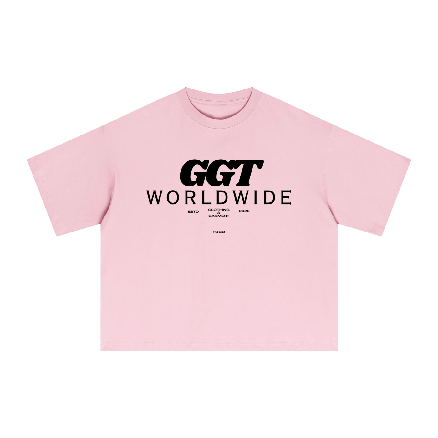 GGT Clothing & Garment Branded Essential Sorona Boxy T-Shirt