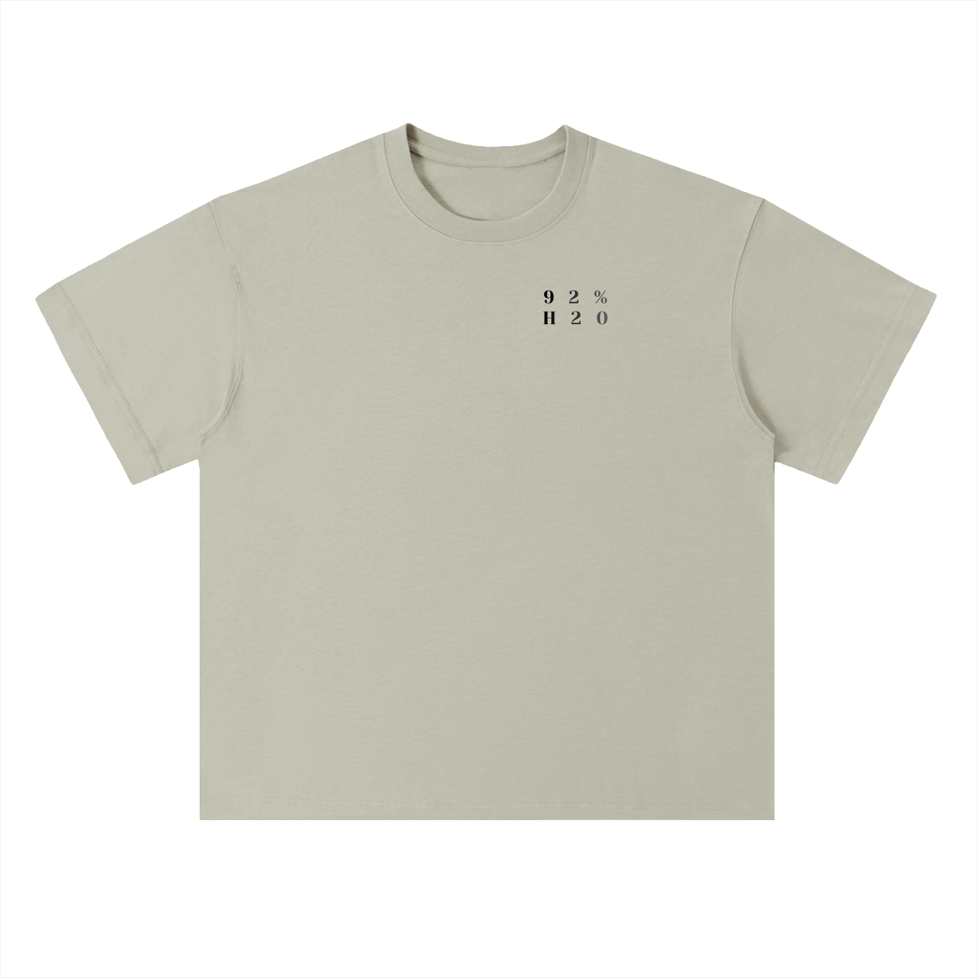 Watermelon Hand Drawn Heavyweight Drop Shoulder Cotton T-Shirt