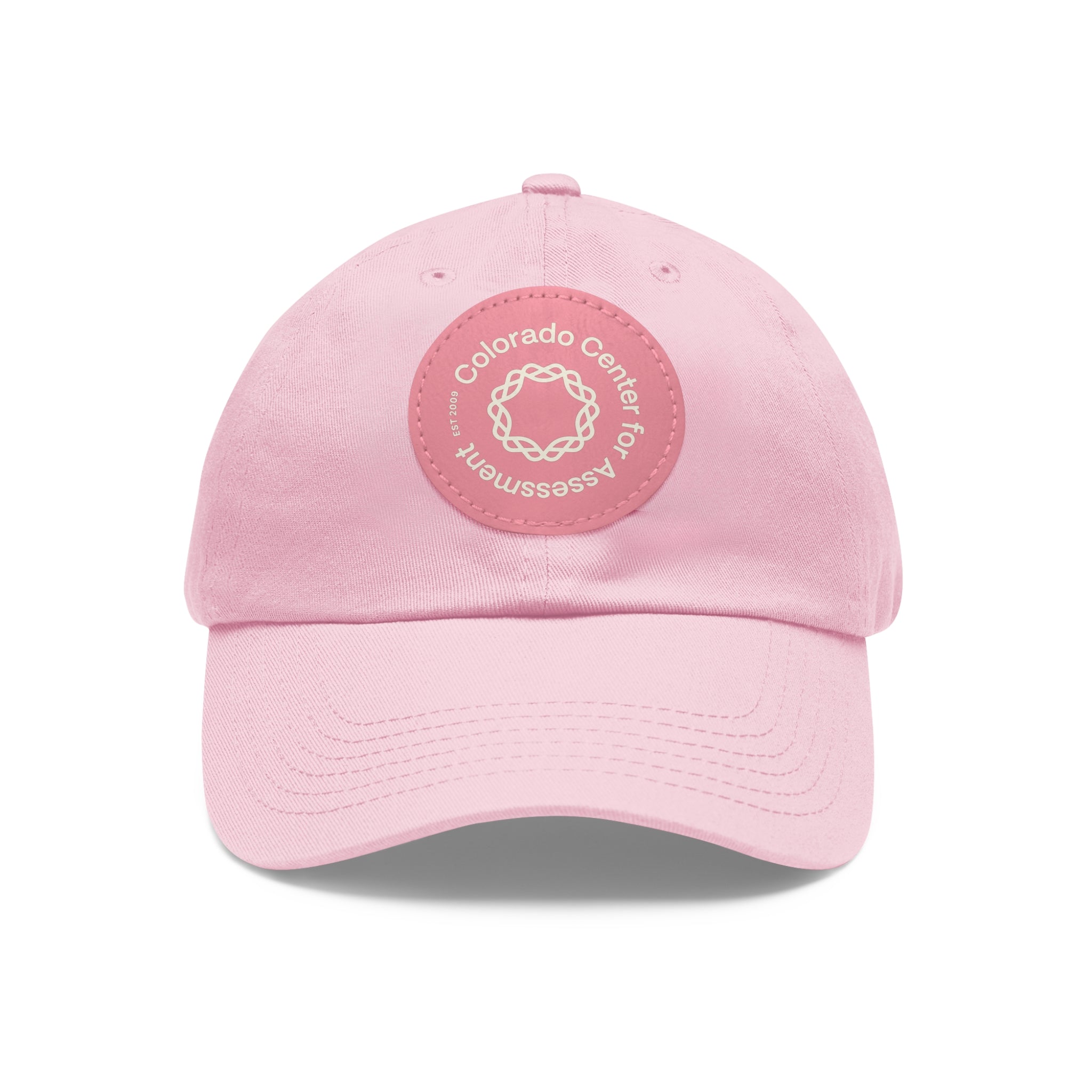 Hat with Leather Patch - CCA Dad Hat