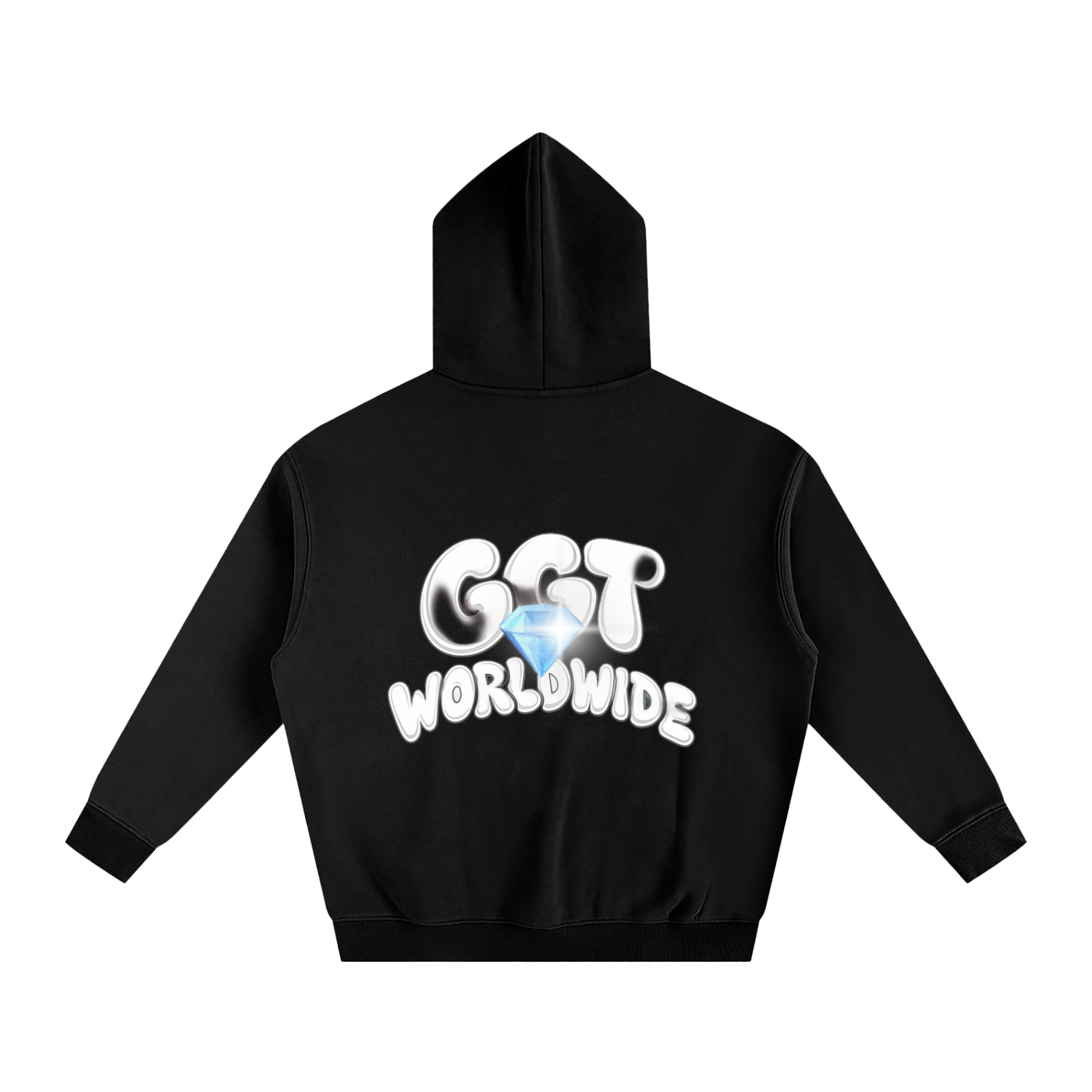 GGT Branded Oversize Fleeced Hoodie