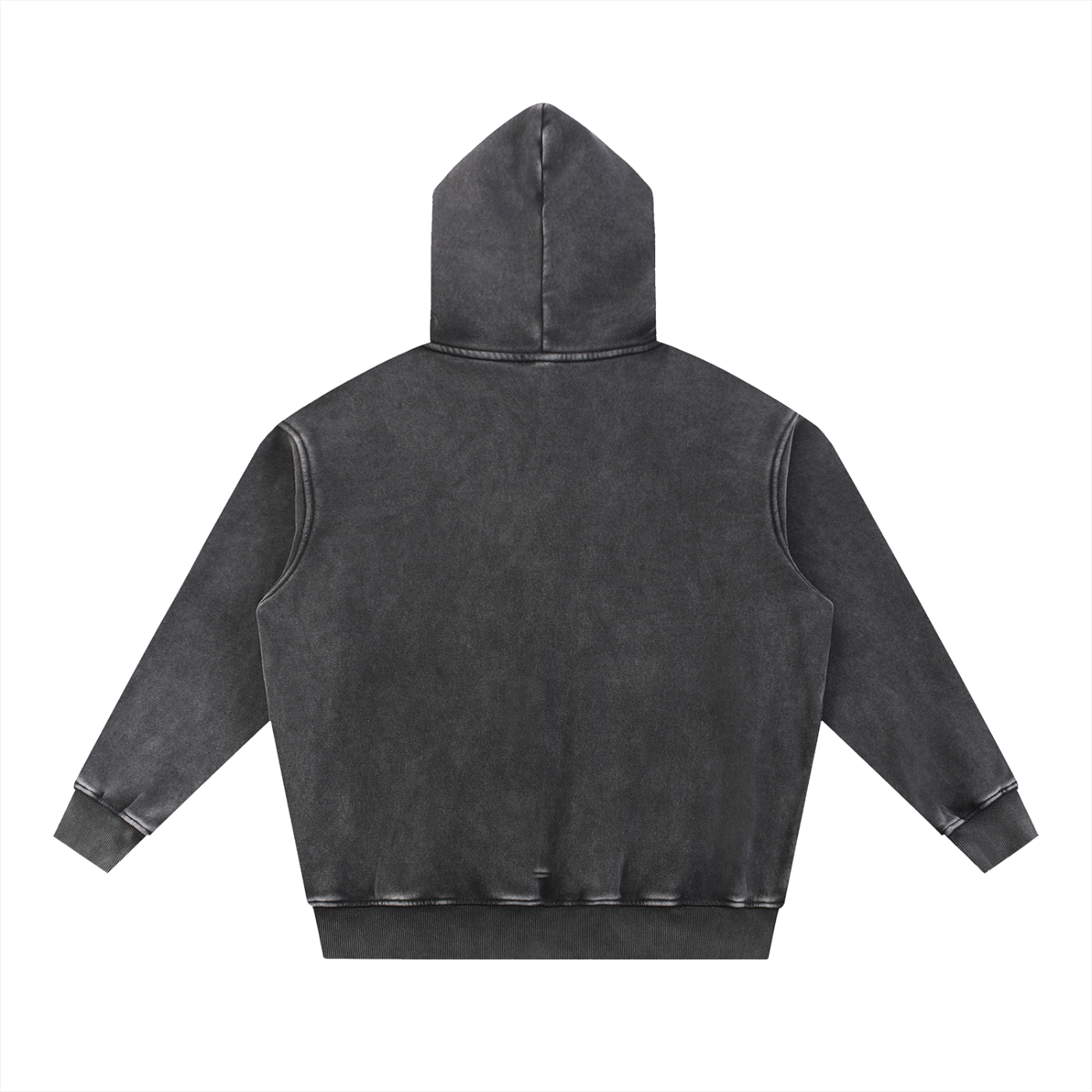 GGT Blank Snow Wash Fleece Oversize Hoodie