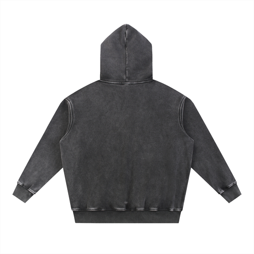 GGT Blank Snow Wash Fleece Oversize Hoodie