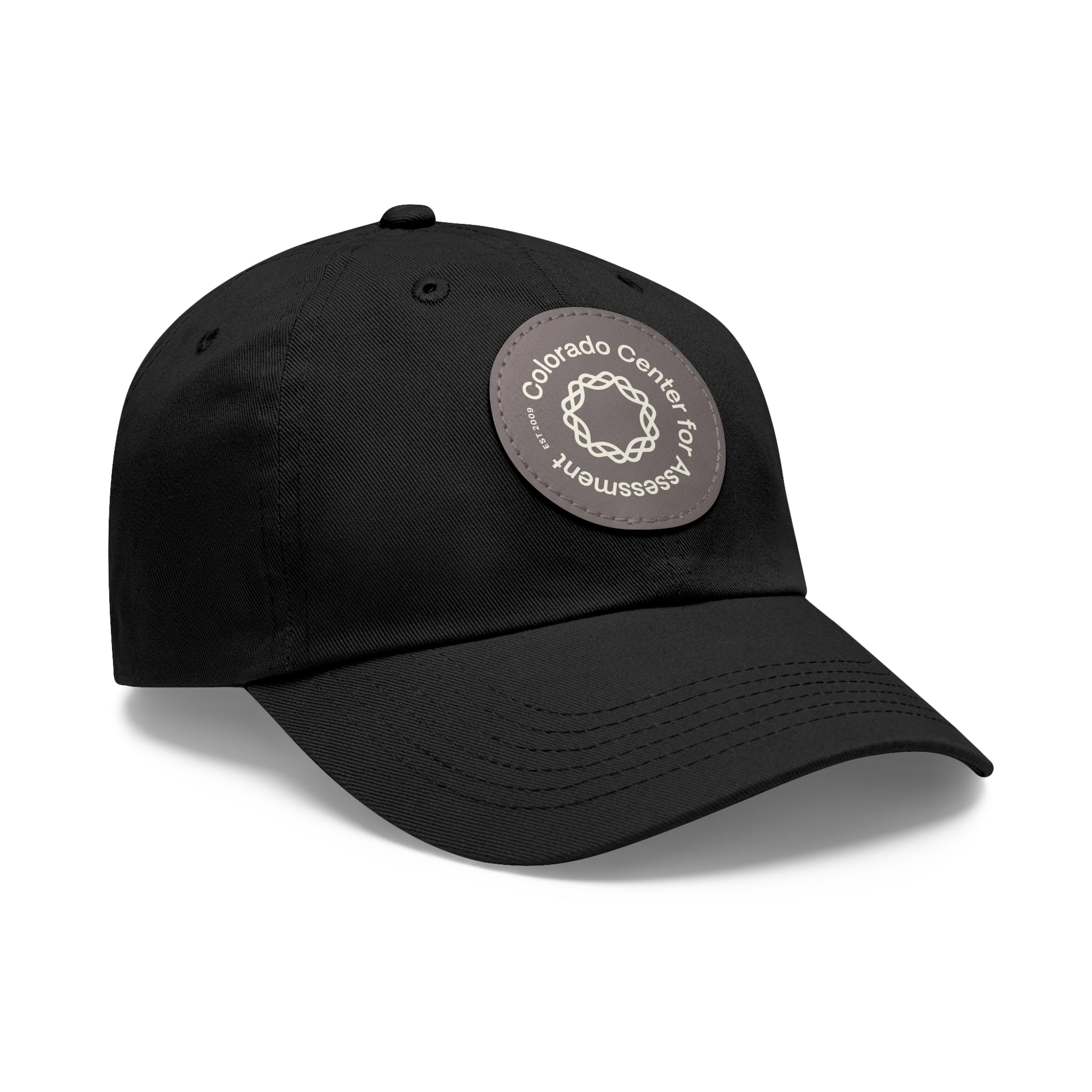 Hat with Leather Patch - CCA Dad Hat