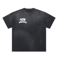 GGT Branded Hand-Frayed Sunfade Paint Splatter T-Shirt