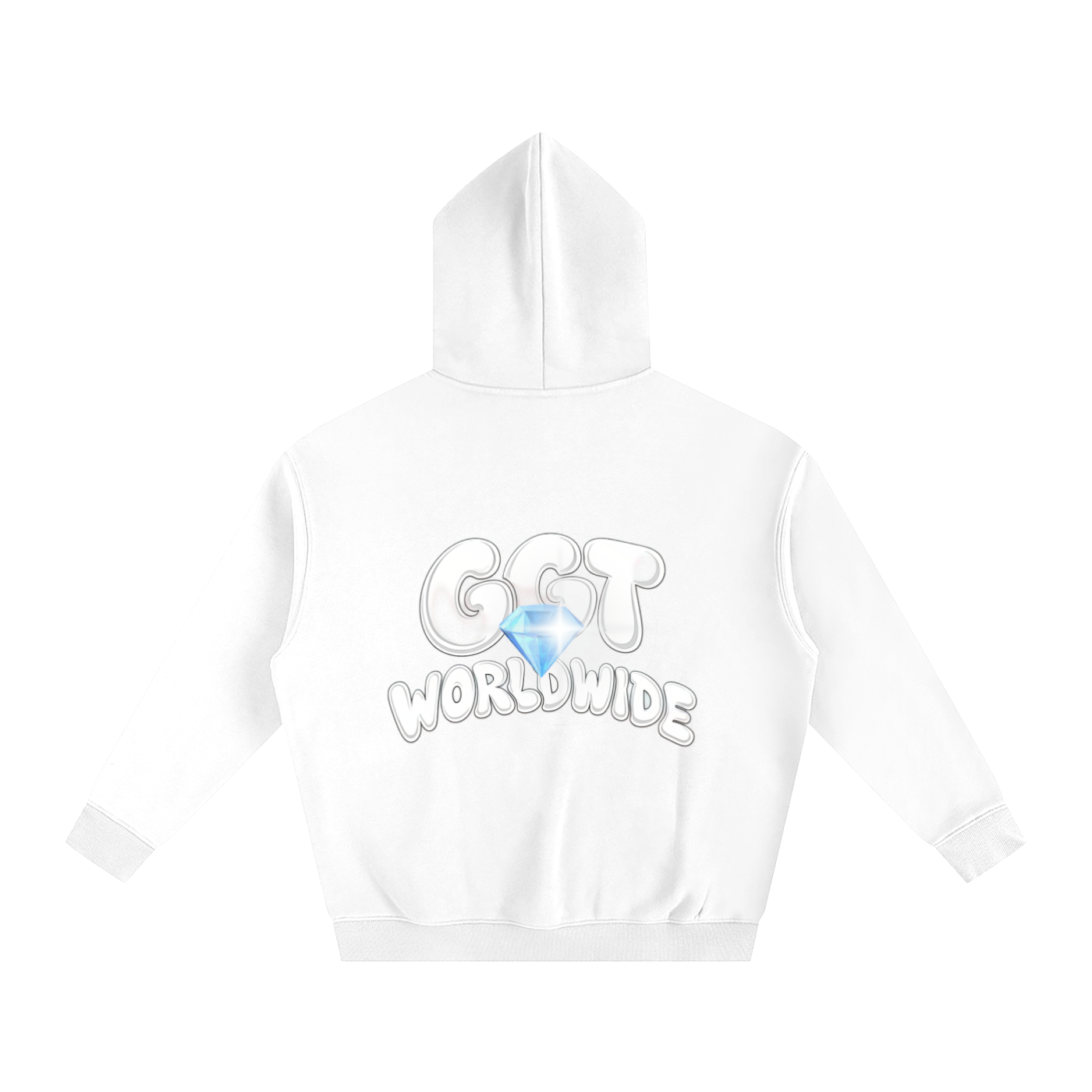 GGT Branded Oversize Fleeced Hoodie