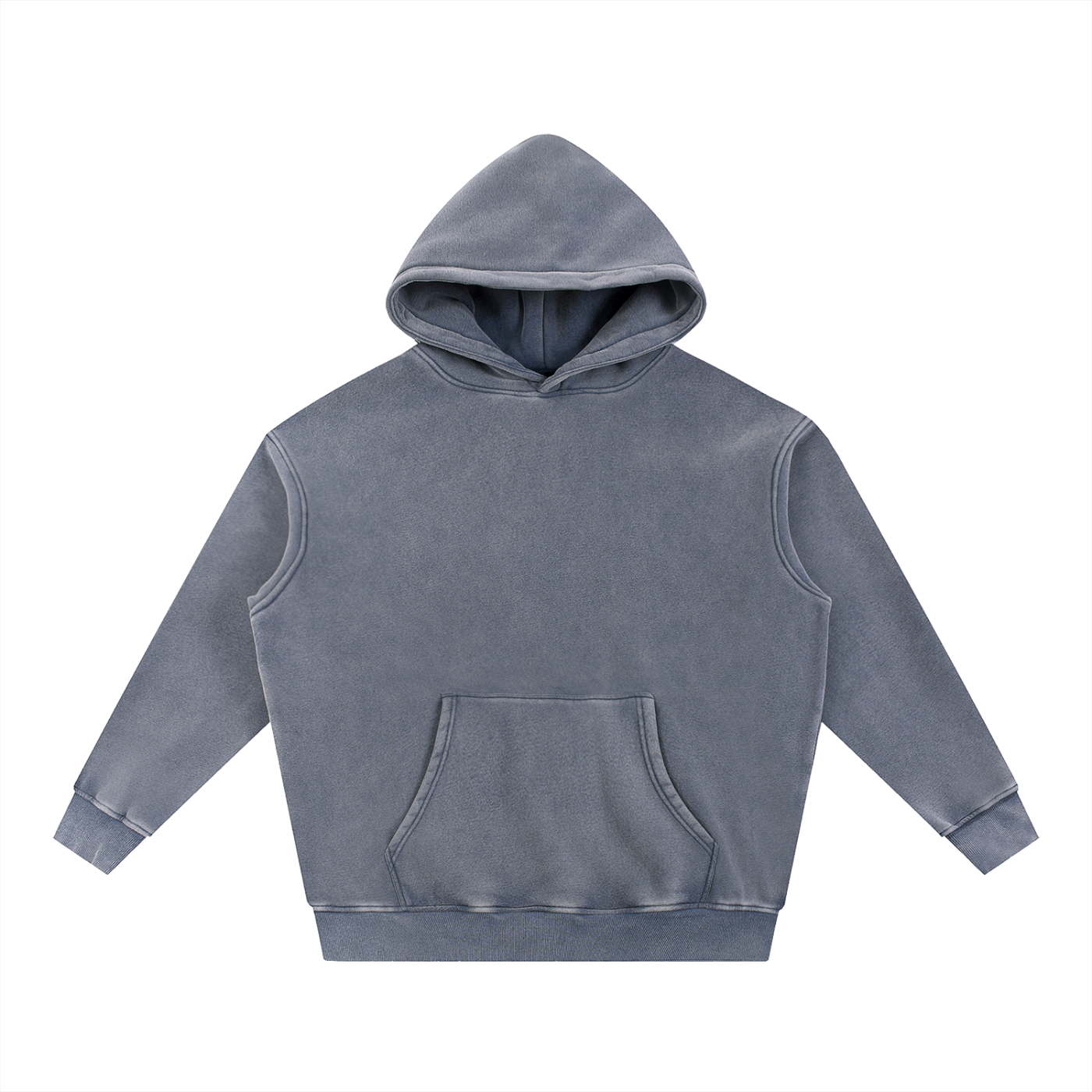 GGT Blank Snow Wash Fleece Oversize Hoodie