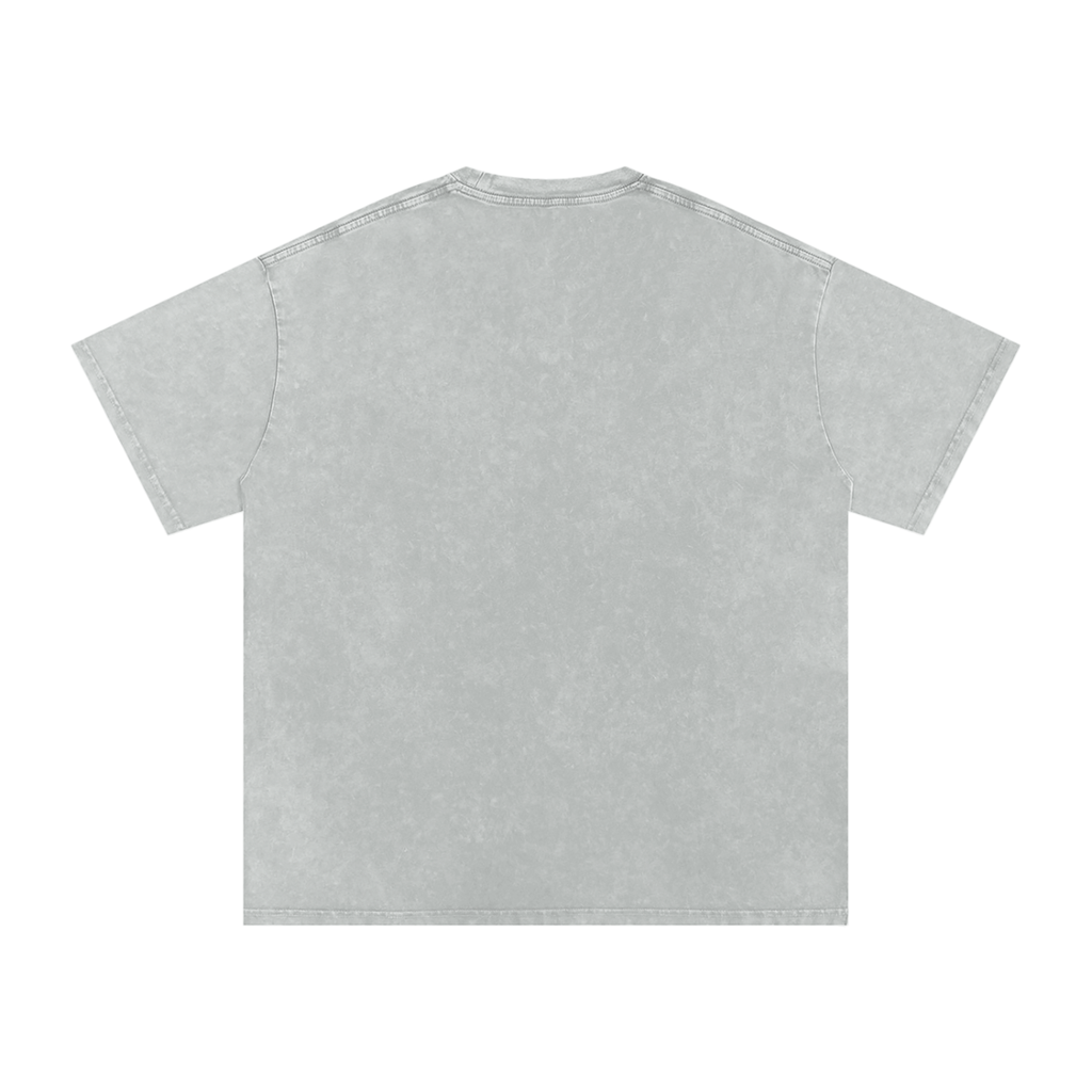 GGT Blank Snow Washed Oversized Cotton T-Shirt