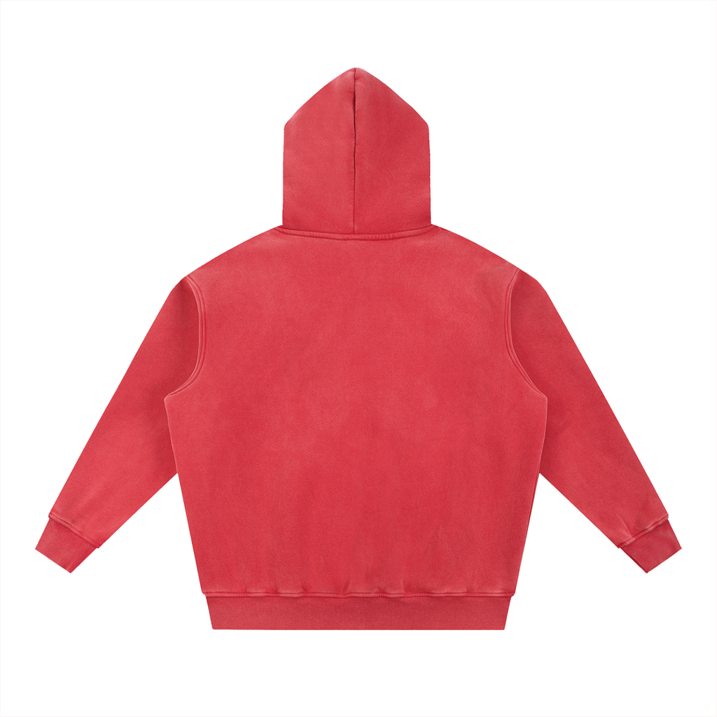 GGT Blank Snow Wash Fleece Oversize Hoodie