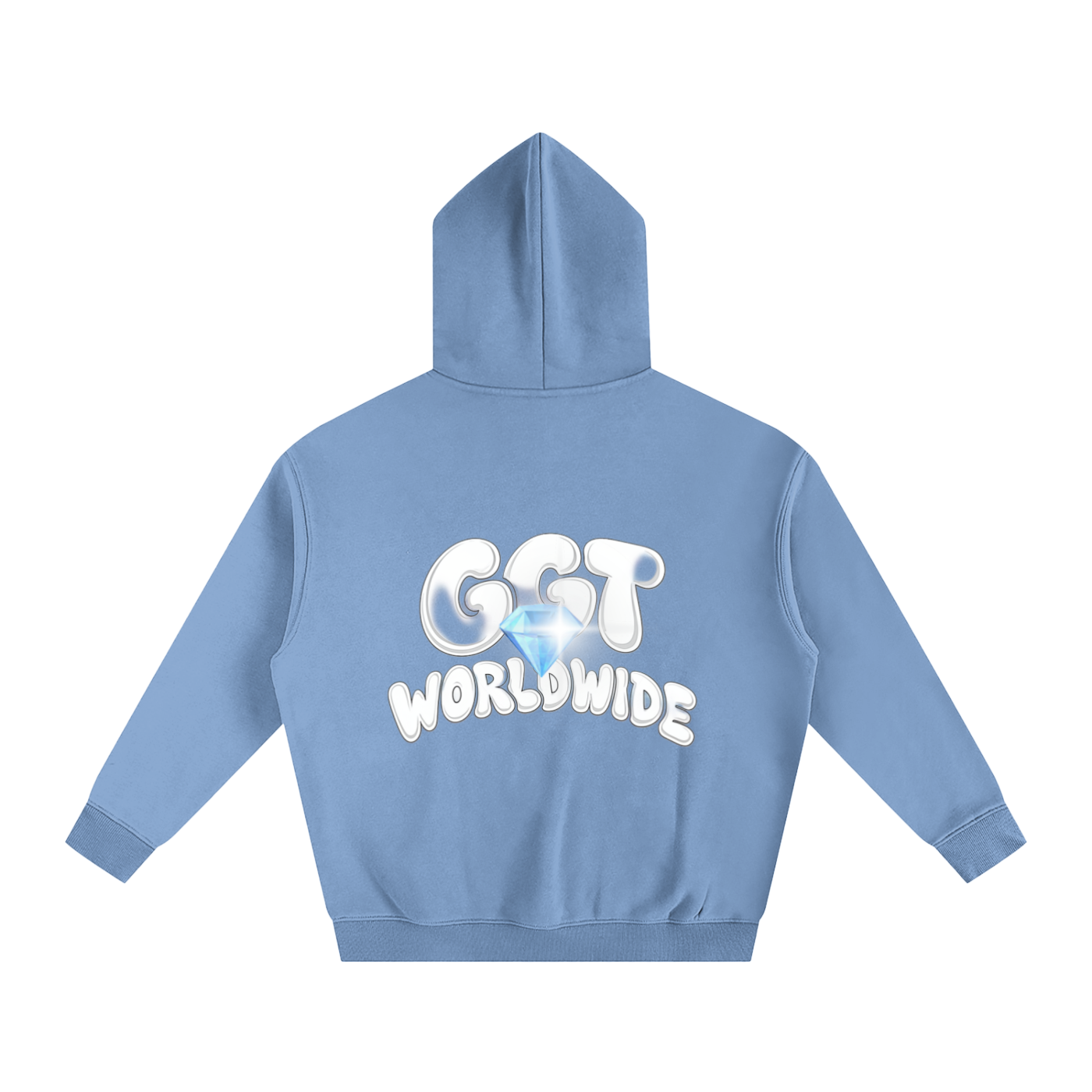 GGT Branded Oversize Fleeced Hoodie