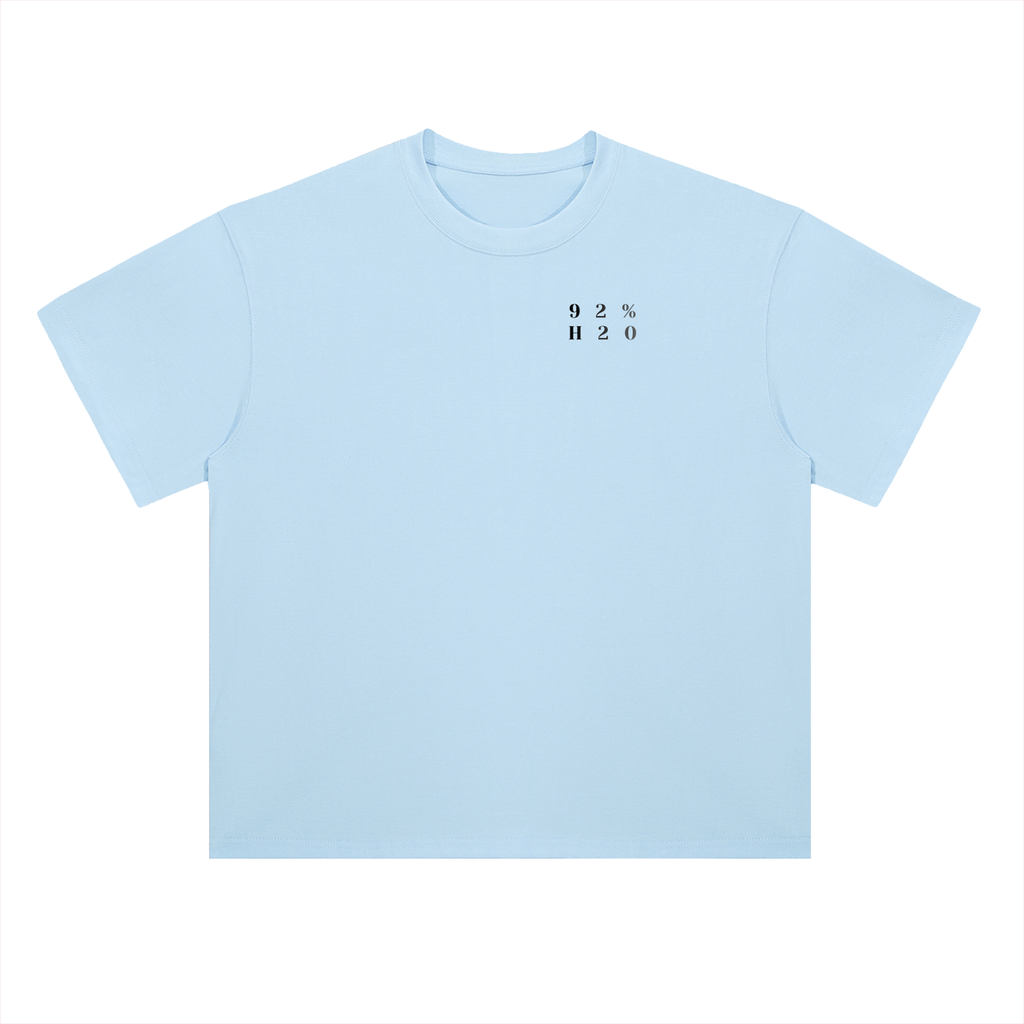 Watermelon Hand Drawn Heavyweight Drop Shoulder Cotton T-Shirt