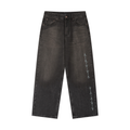 GGT Branded Barbed Wire Vintage Wash Heavyweight Denim Jeans