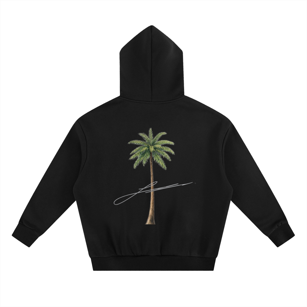 Palm Tree Essential Heavyweight Boxy Fleece Hoodie