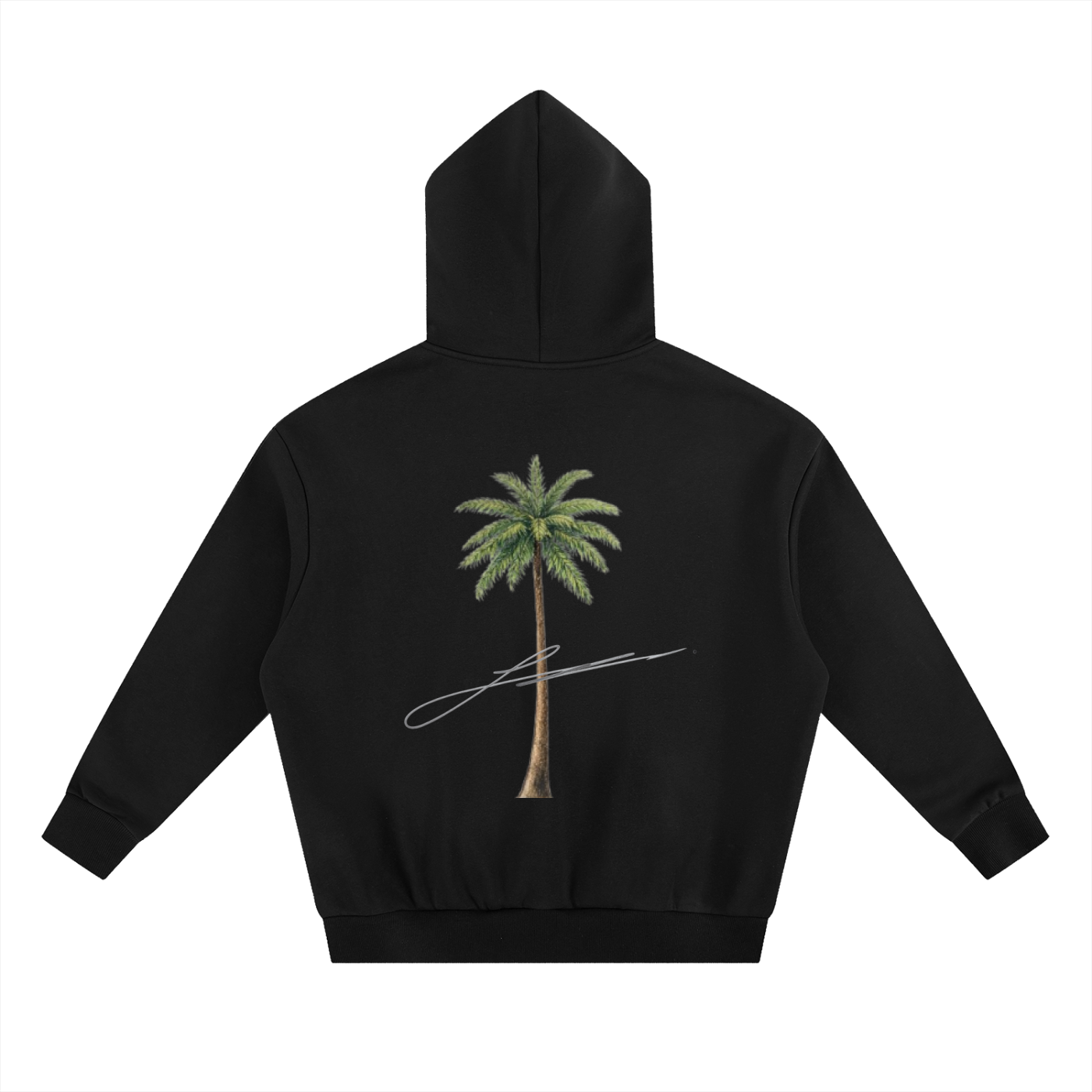Palm Tree Essential Heavyweight Boxy Fleece Hoodie