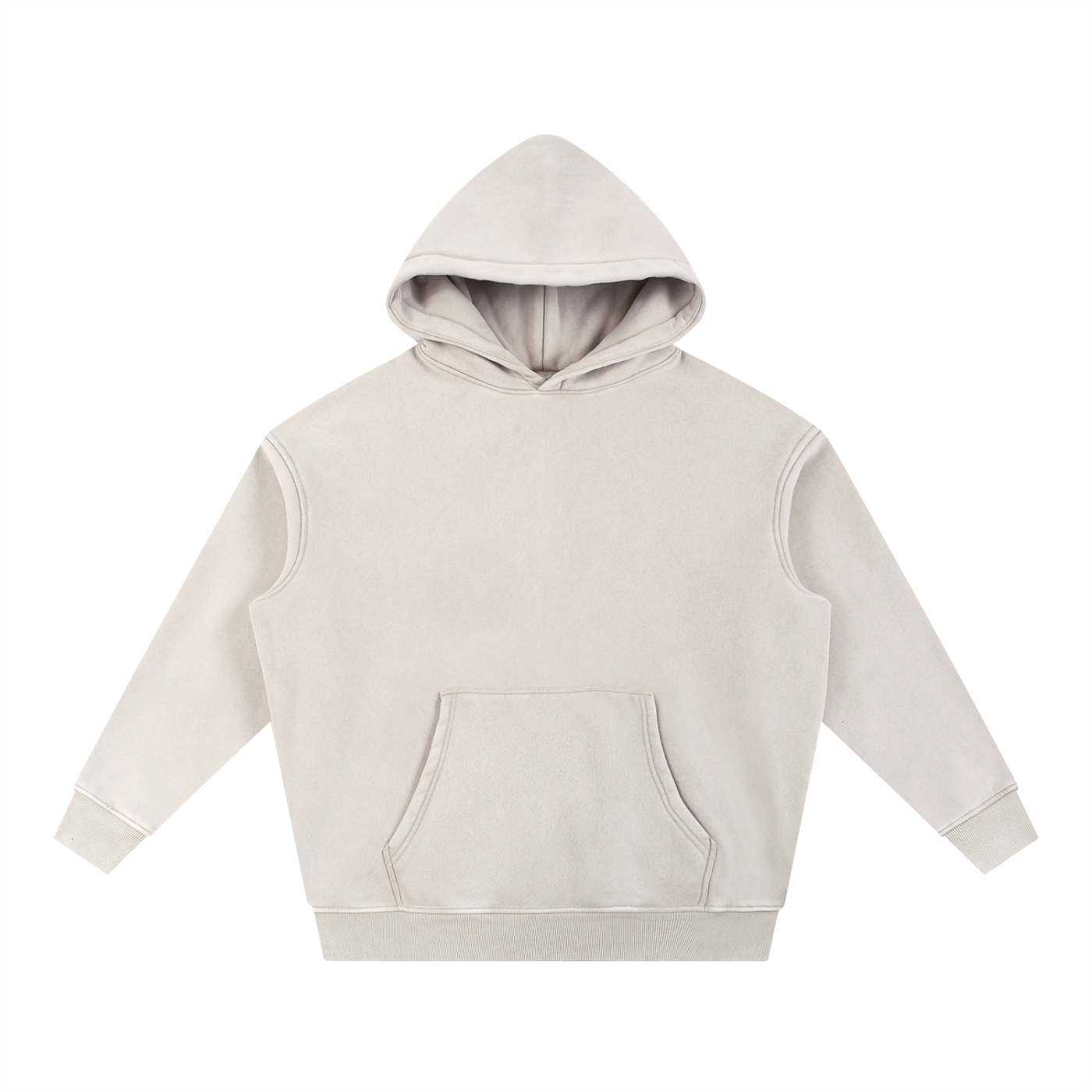 GGT Blank Snow Wash Fleece Oversize Hoodie