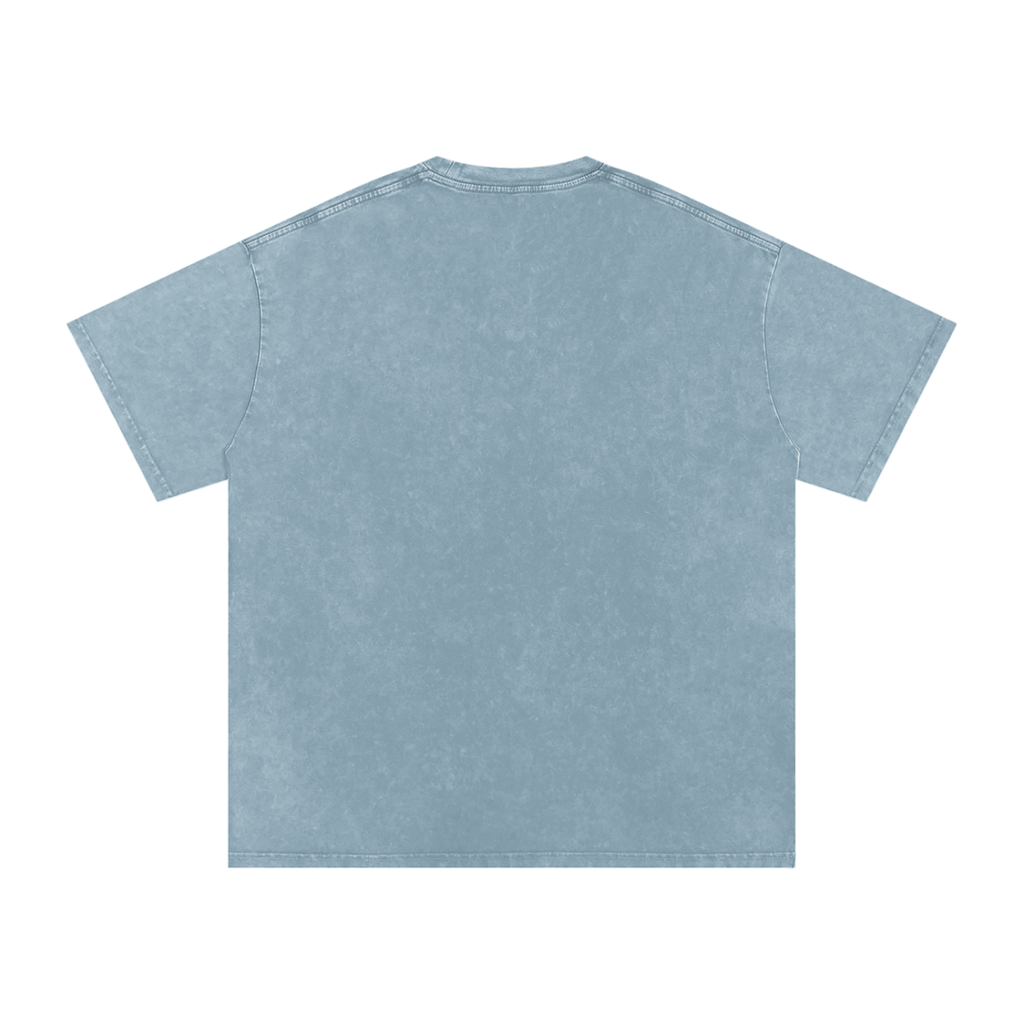GGT Blank Snow Washed Oversized Cotton T-Shirt