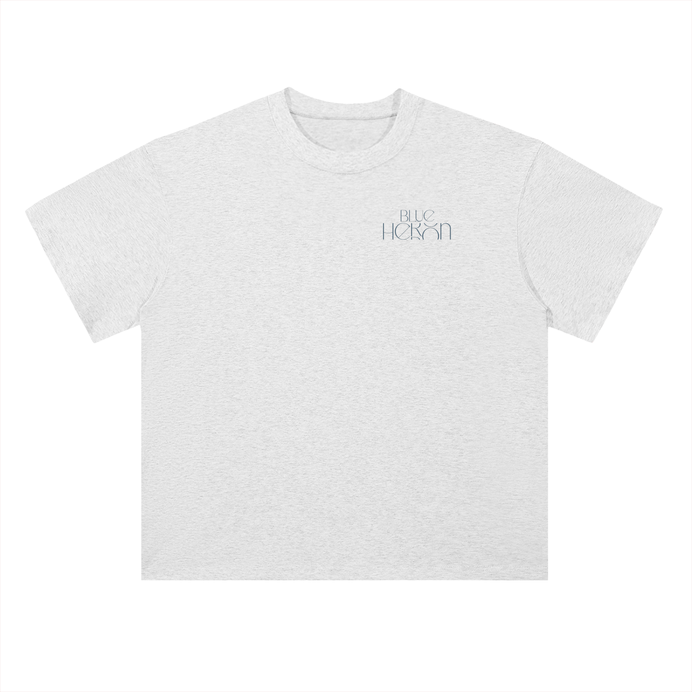 Blue Heron Heavyweight Drop Shoulder Cotton T-Shirt