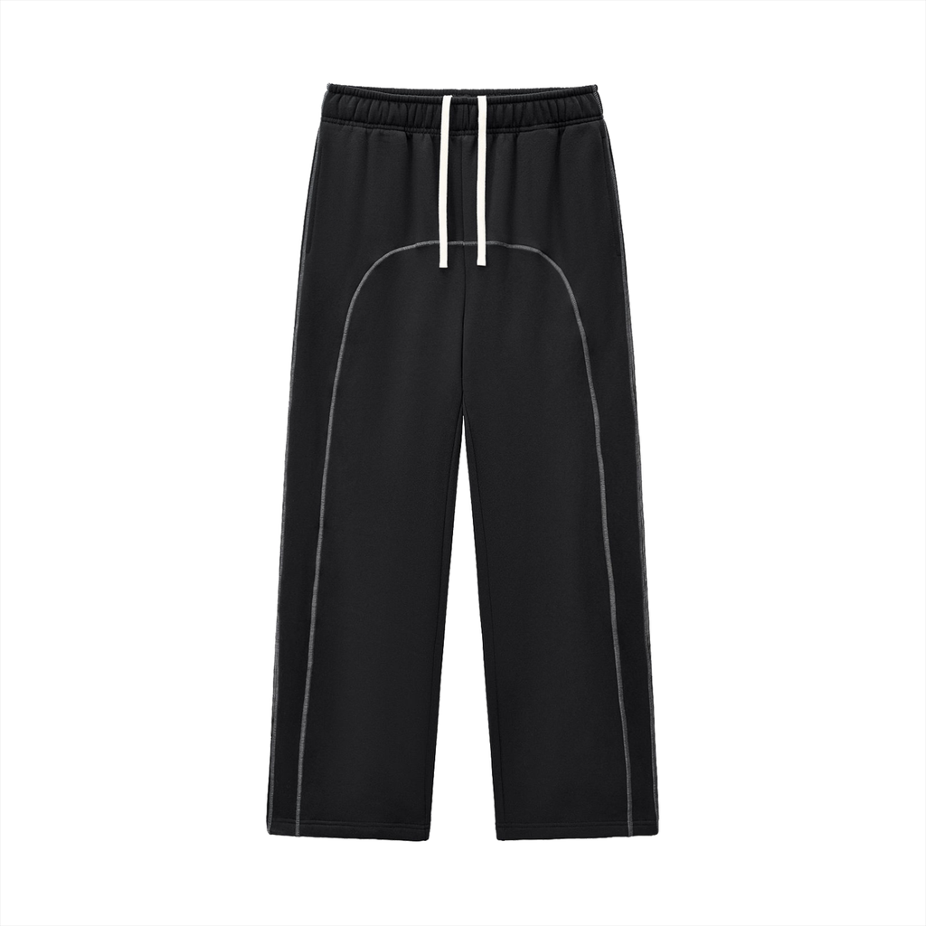GGT Blank Contrast-Stitched Fleece Sweatpants