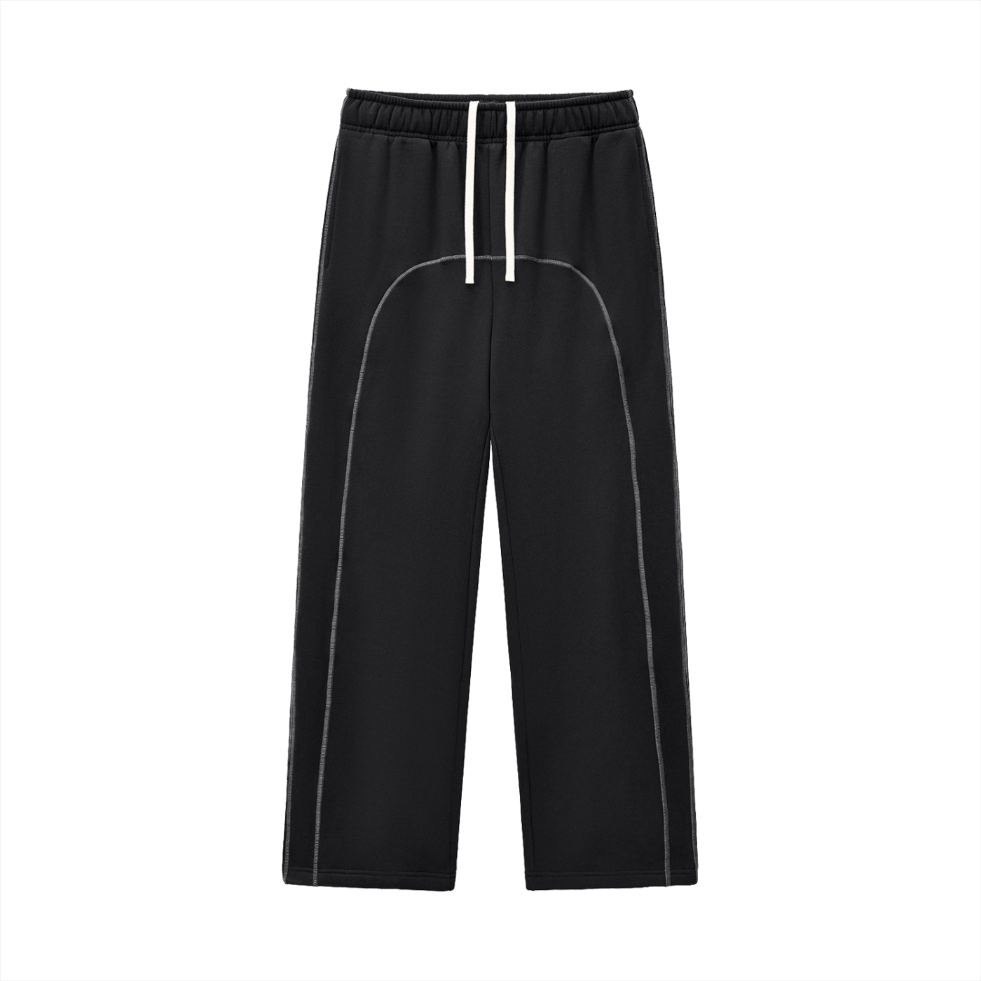 GGT Blank Contrast-Stitched Fleece Sweatpants