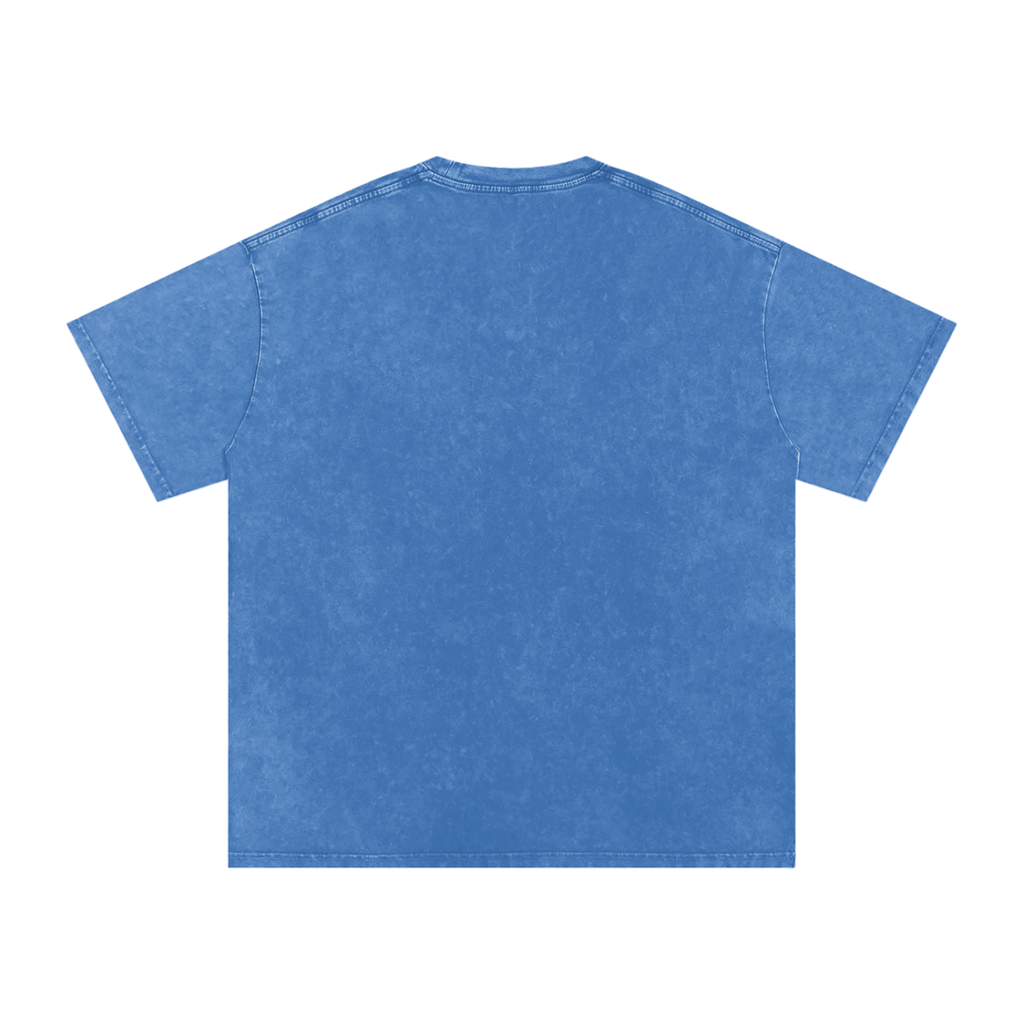 GGT Blank Snow Washed Oversized Cotton T-Shirt