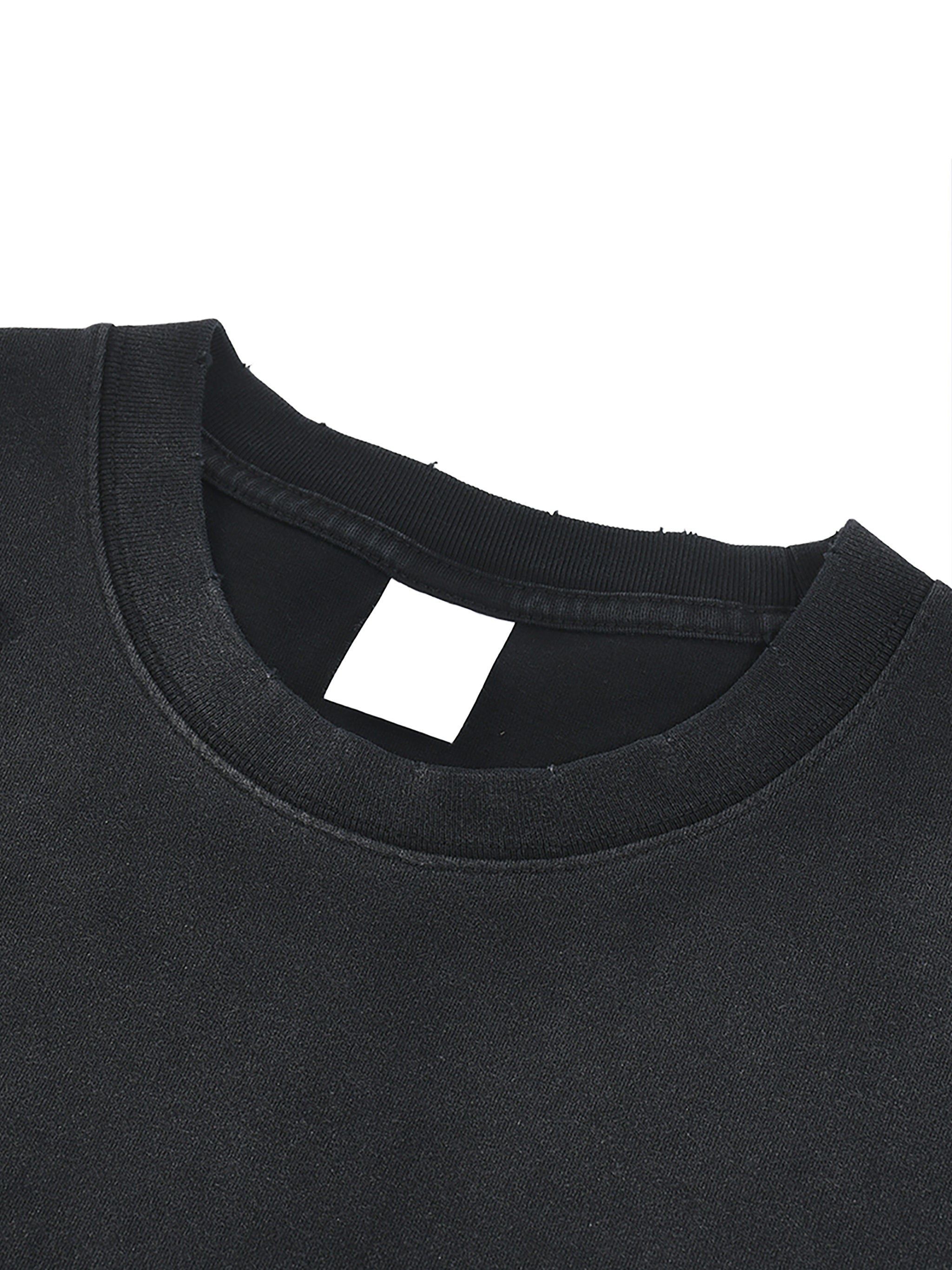 GGT Branded Hand-Frayed Sunfade Paint Splatter T-Shirt
