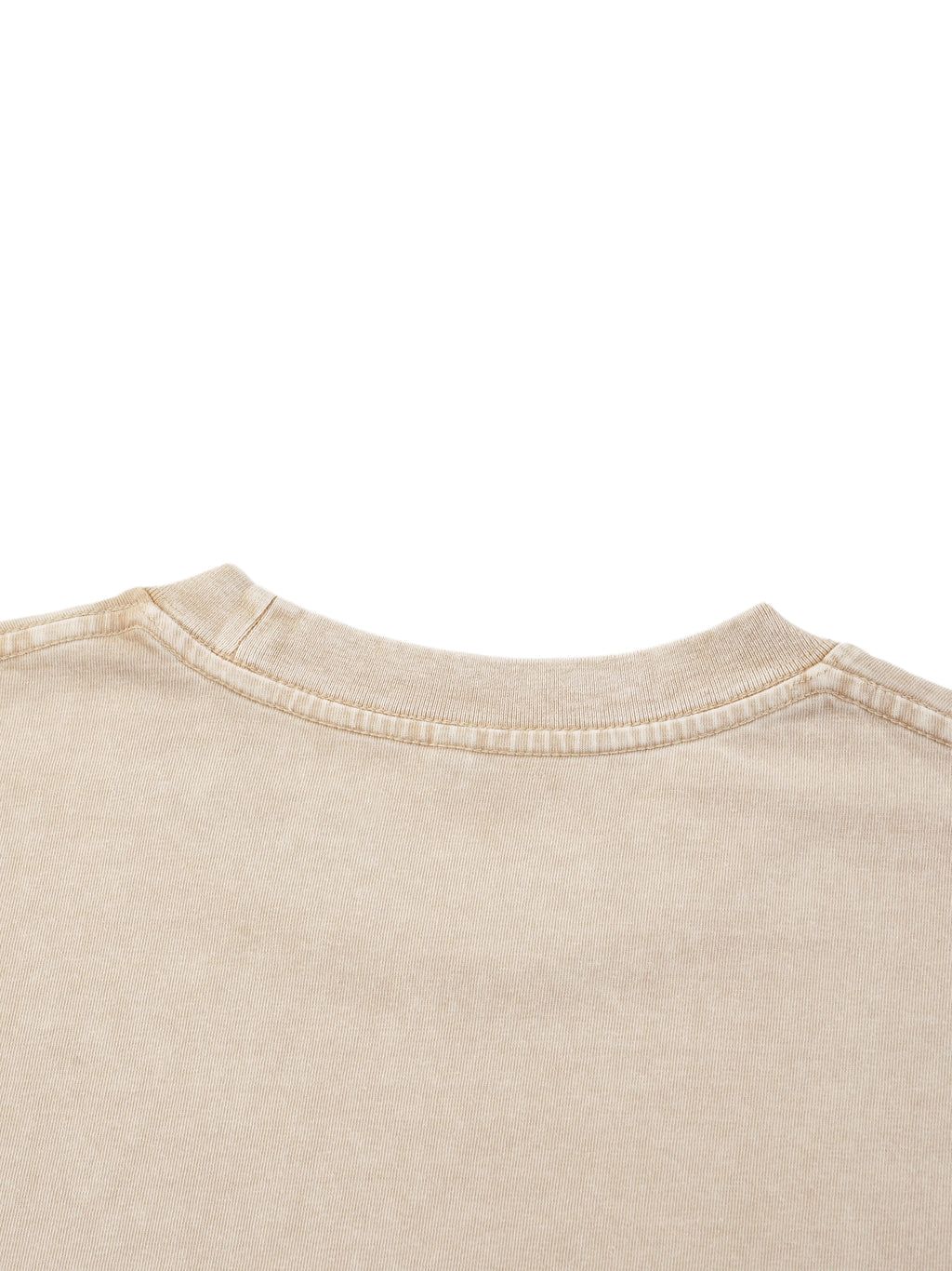 Yellow Sand Tree Mineral Wash Boxy Cotton T-Shirt